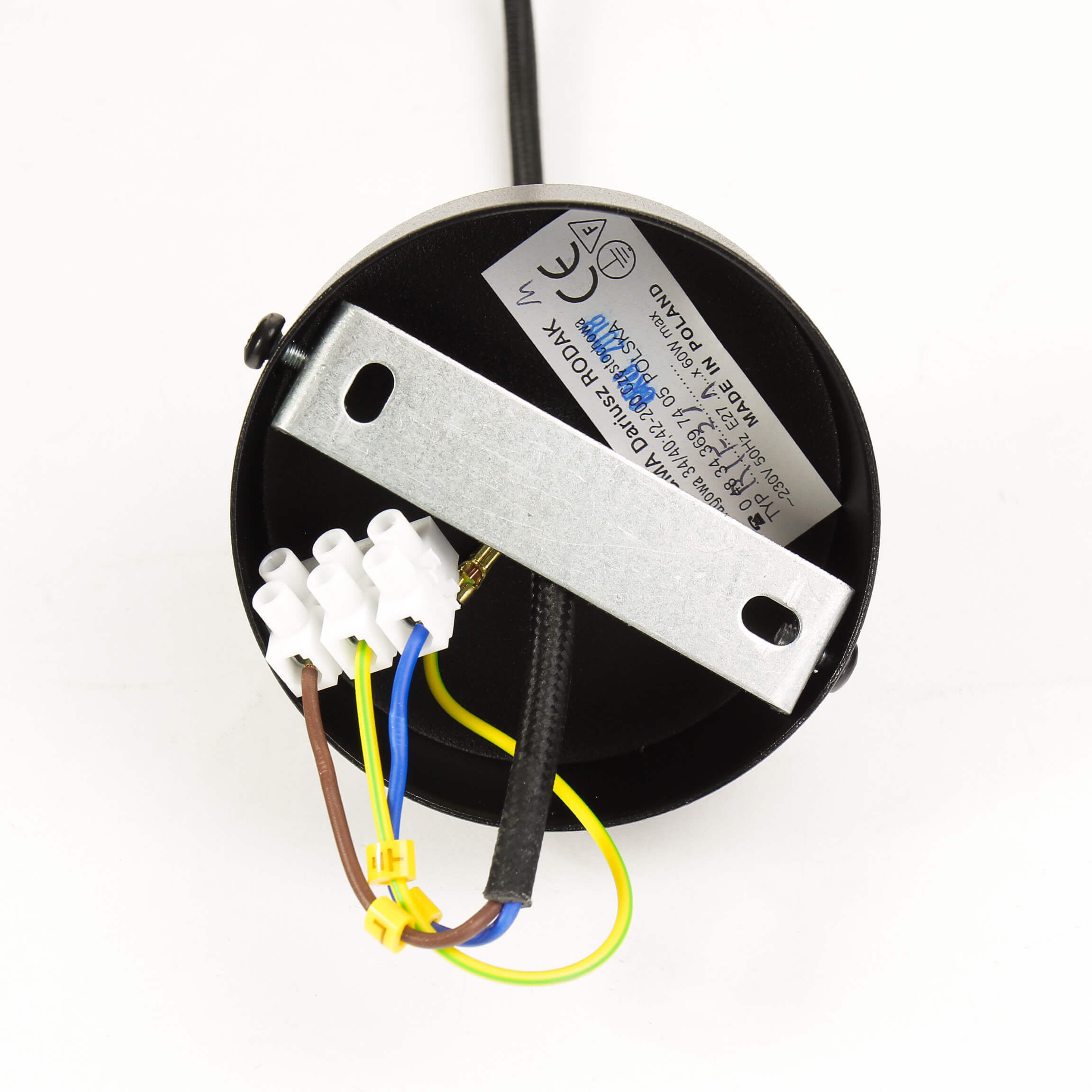 Stilvolle Pendellampe Schwarz Retro Schirmform