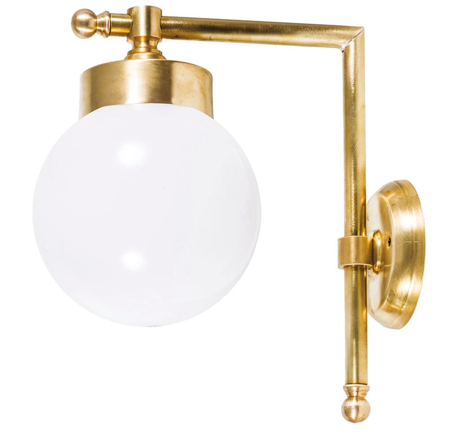 Wetterfeste Wandlampe VERIA Messing Klassisch IP43