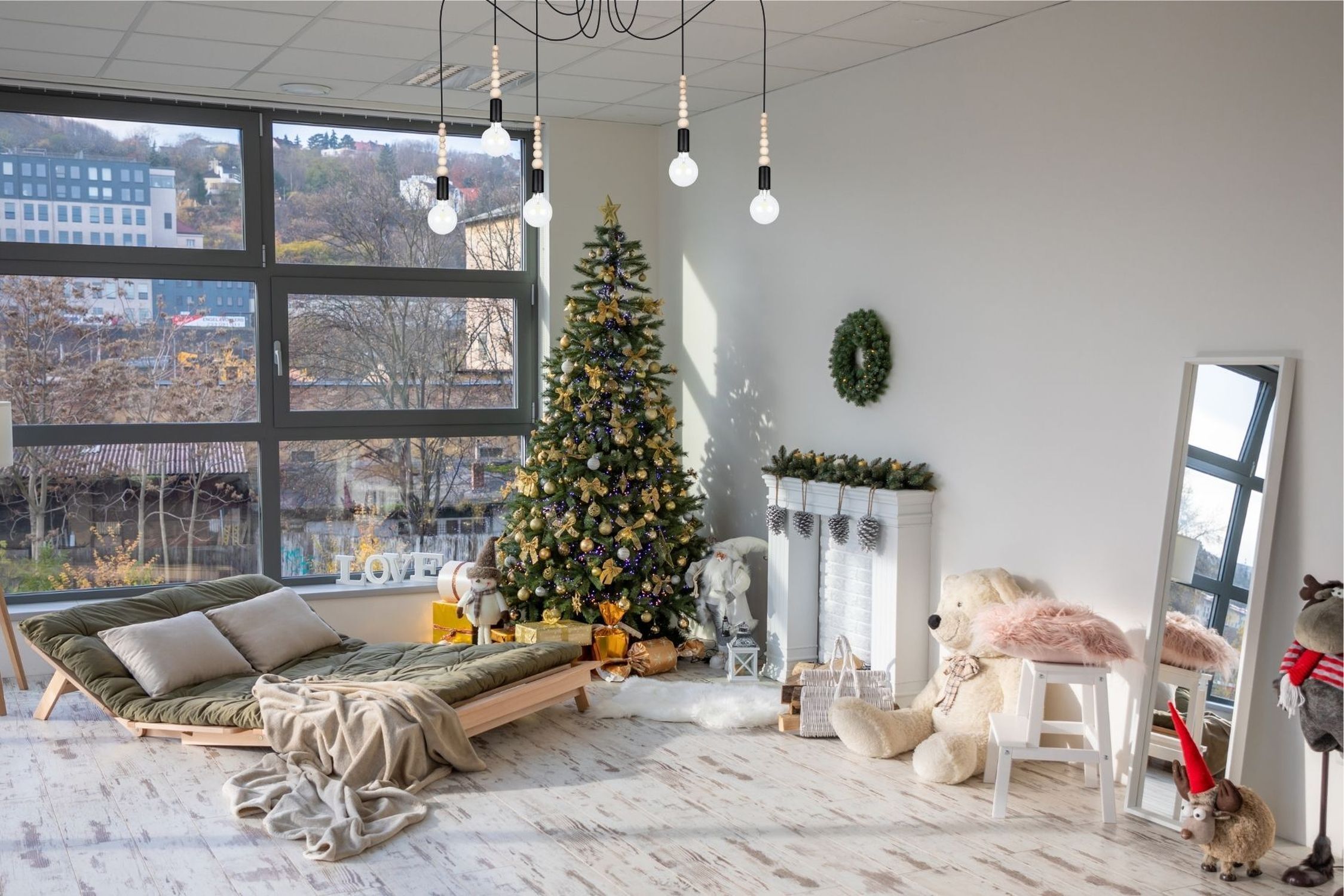 weihnachtsbaum, christmas tree, wohnzimmer, deko, stimmung