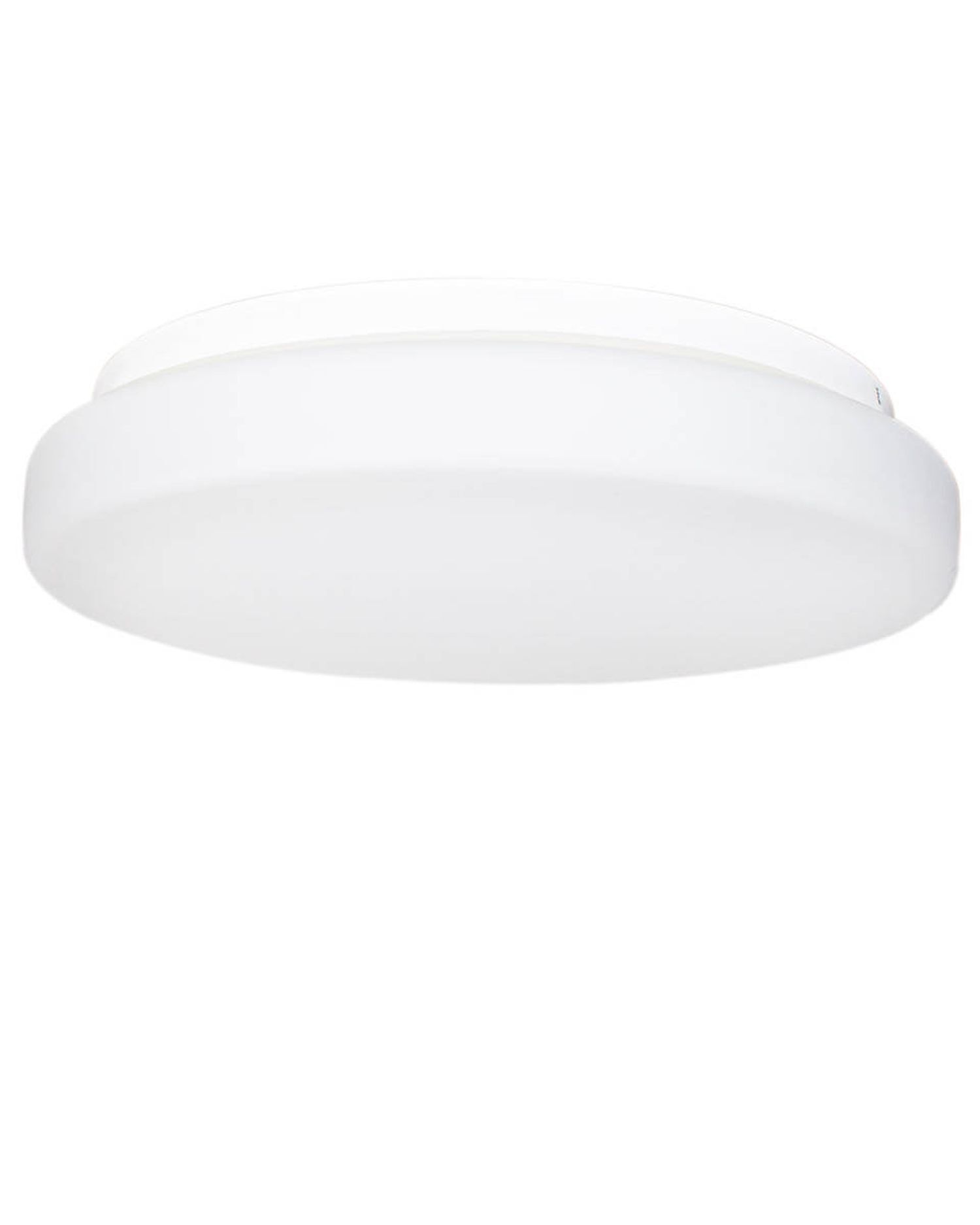 Deckenleuchte Badezimmer IP44 Ø 40 cm Weiß Metall Glas E27