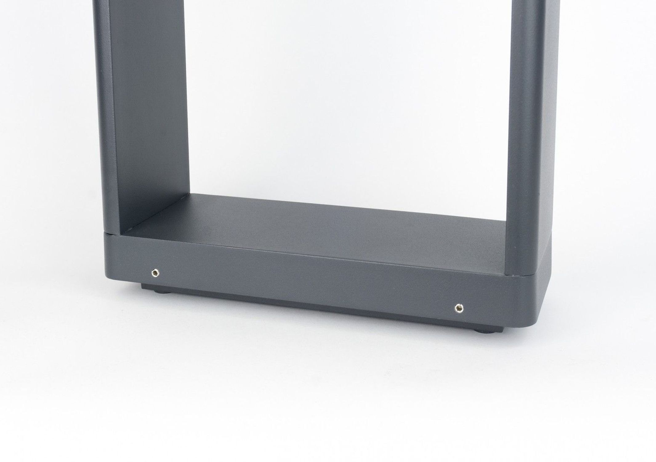 LED Stehlampe außen Aluminium Glas IP65 9 W 75 cm hoch