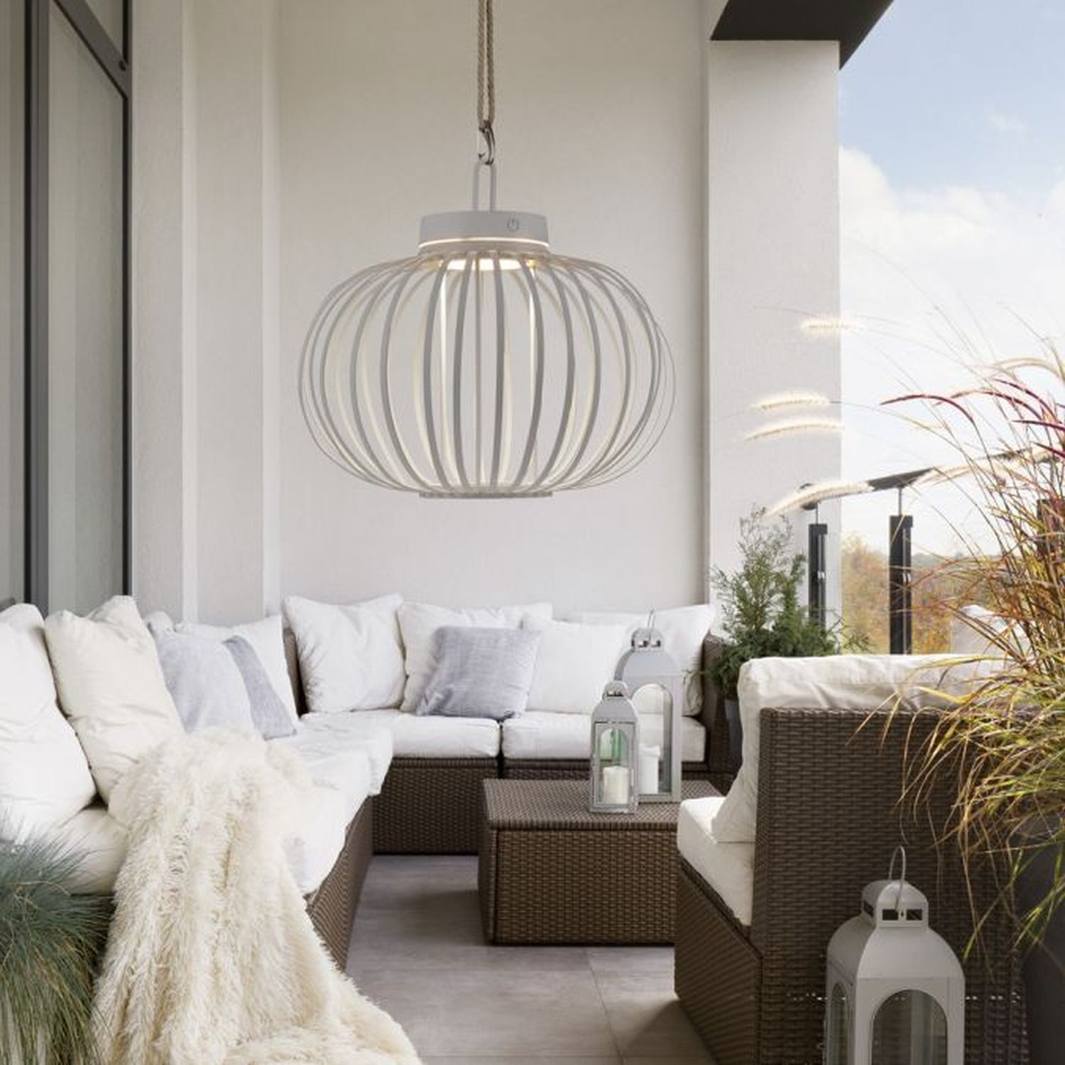 LED Akku Tischleuchte IP44 Schwarz dimmbar Touch 33 cm Moebel, Wohnzimmer, Zimmer, Dekoration für Zuhause, Couch