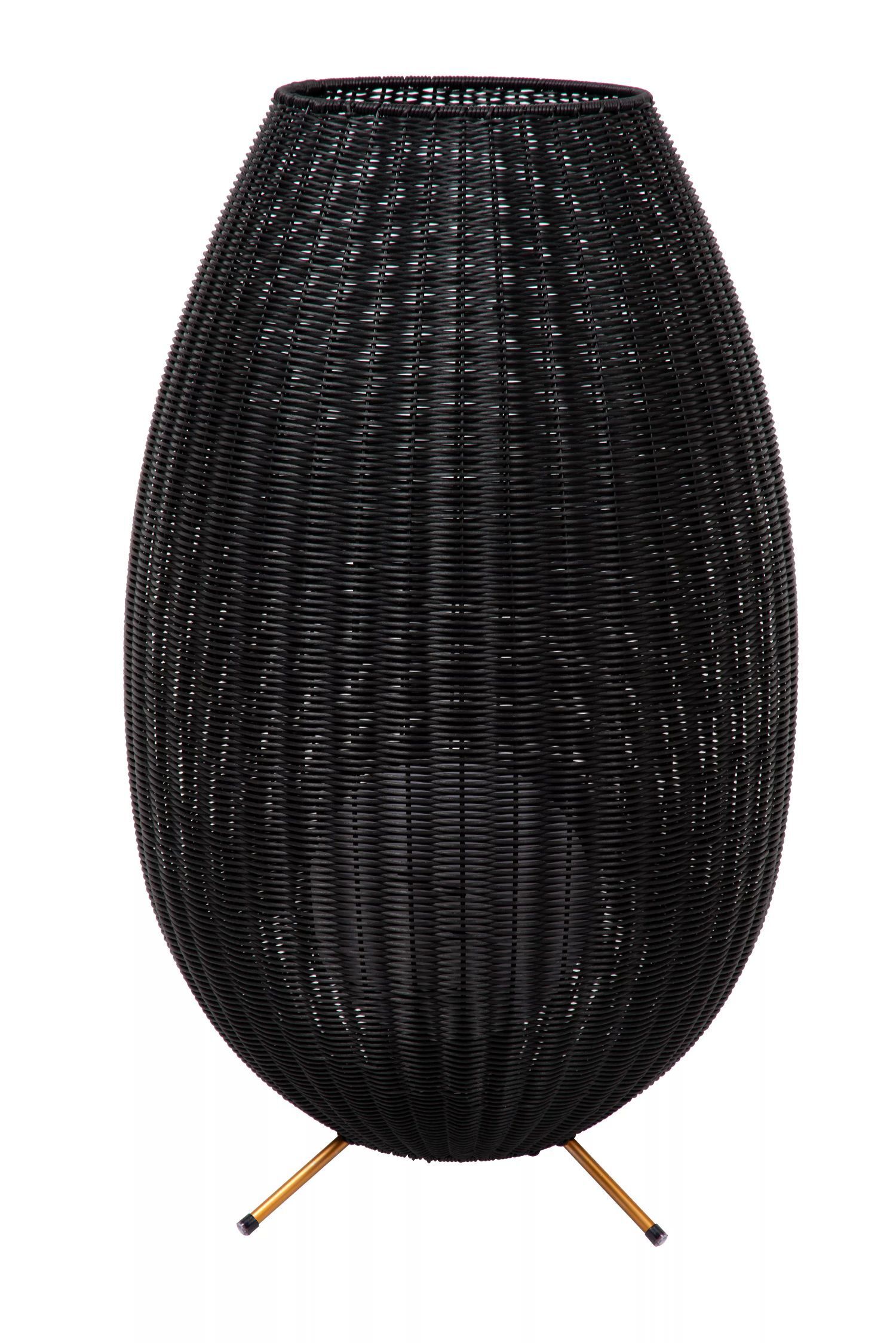 LED Akku Wegeleuchte dimmbar Schwarz IP44 79 cm 3000 K