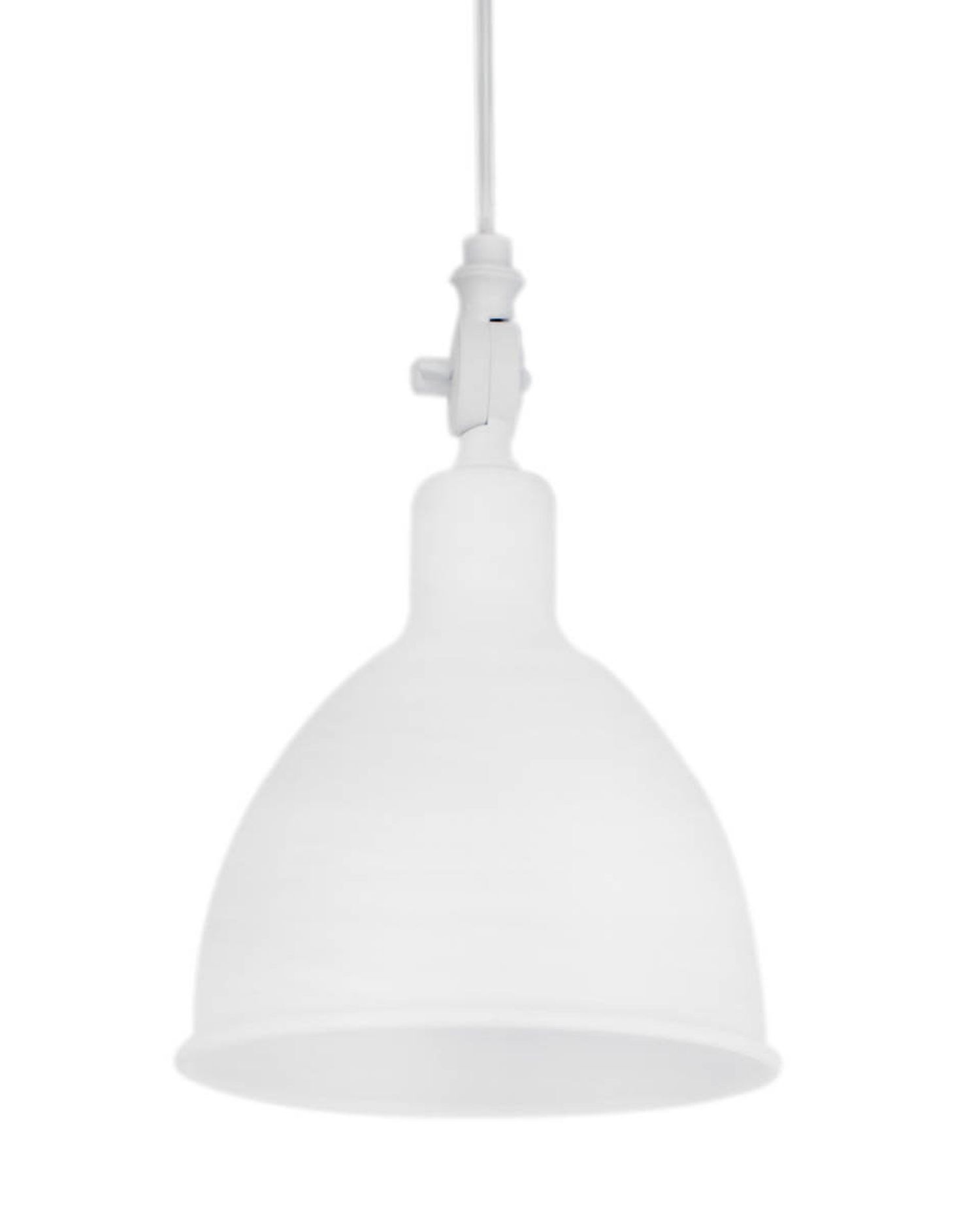Hängelampe Stecker Kabel B: 17 cm H: max. 350 cm Weiß