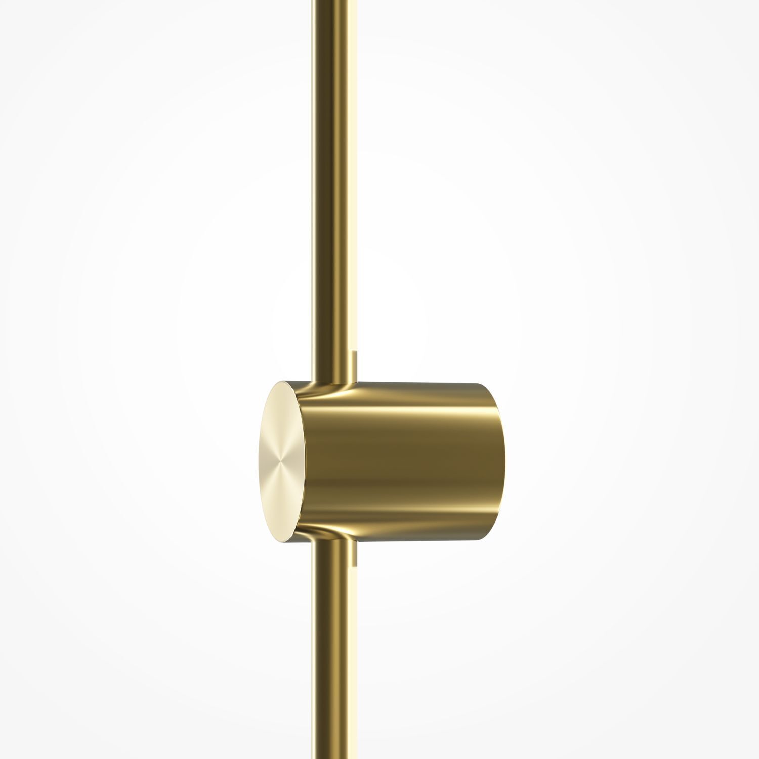 Wandlampe Metall LED 90 cm hoch in Messing länglich MAX