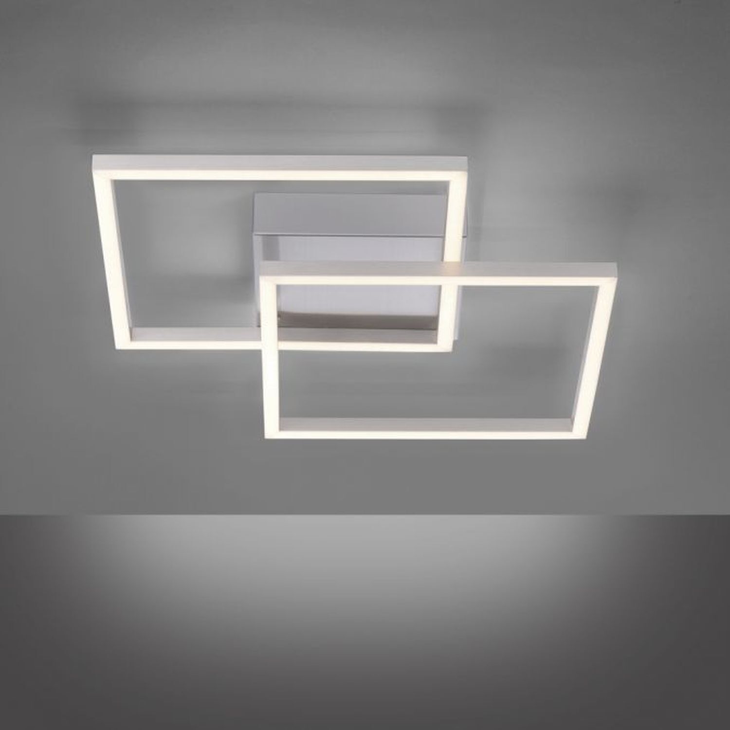 Flexible LED Deckenleuchte in Stahl 3000 K B:35,9 cm Ablage, Deckenleuchte