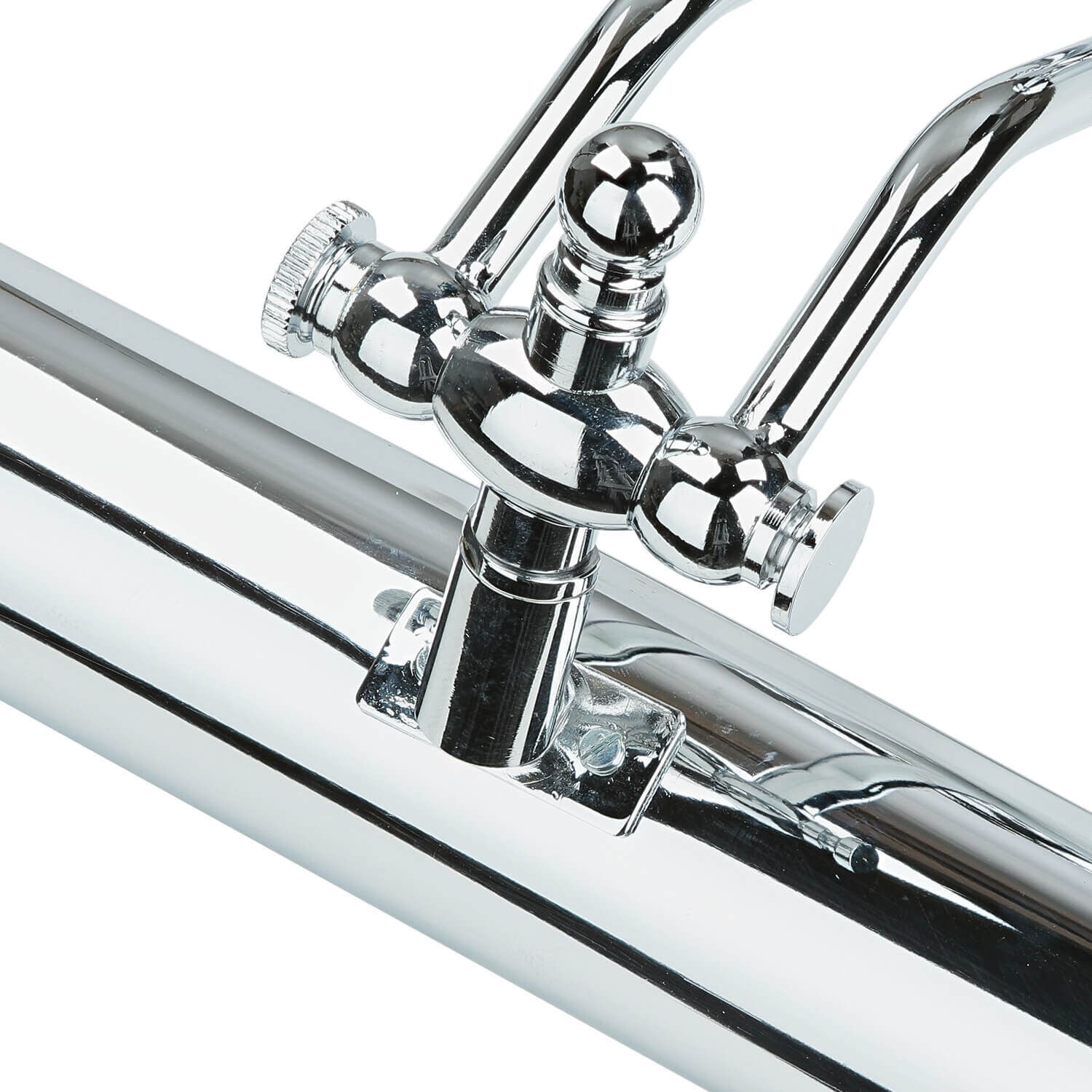 Bilderlampe verstellbar Messing in Silber E14 Sinken, Waschbeckenhahn, Wasserhahn