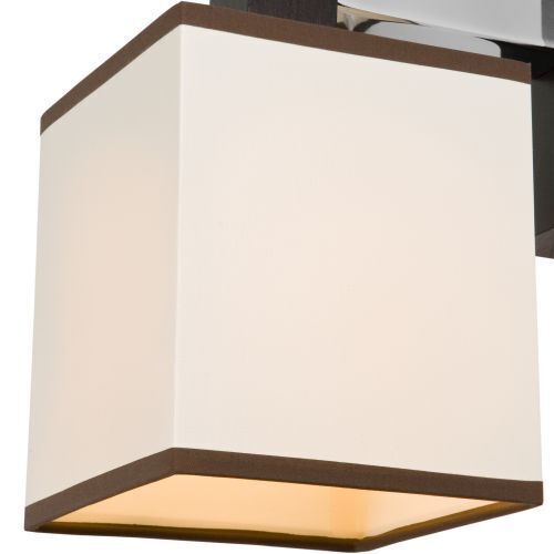 Stilvolle Wandlampe CALI Creme Stoff Modern Lampe