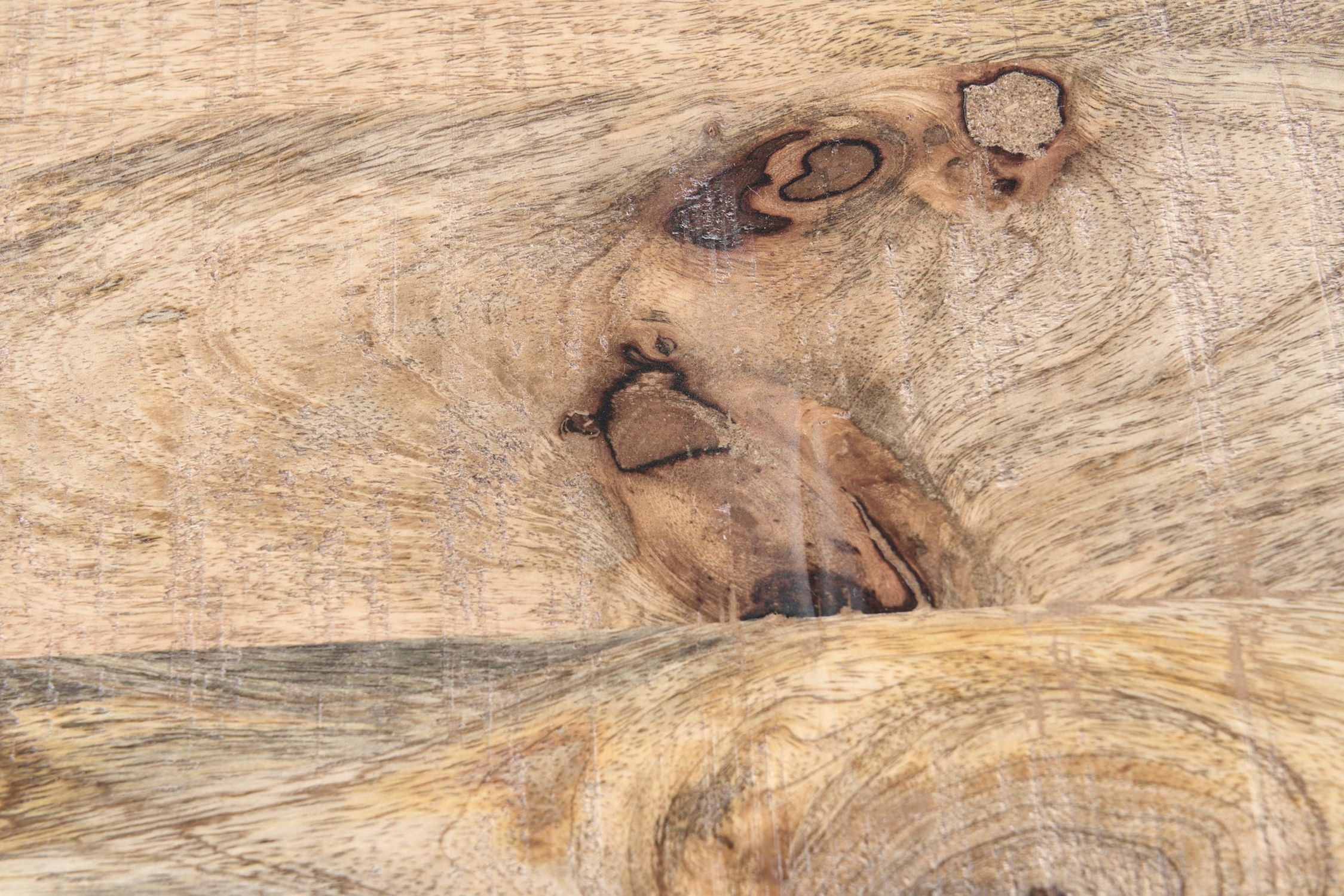 Beistelltisch Mango Holz Metall 45 x 30 cm C-Form Beistelltisch Mango Holz Metall 45 x 30 cm C-Form