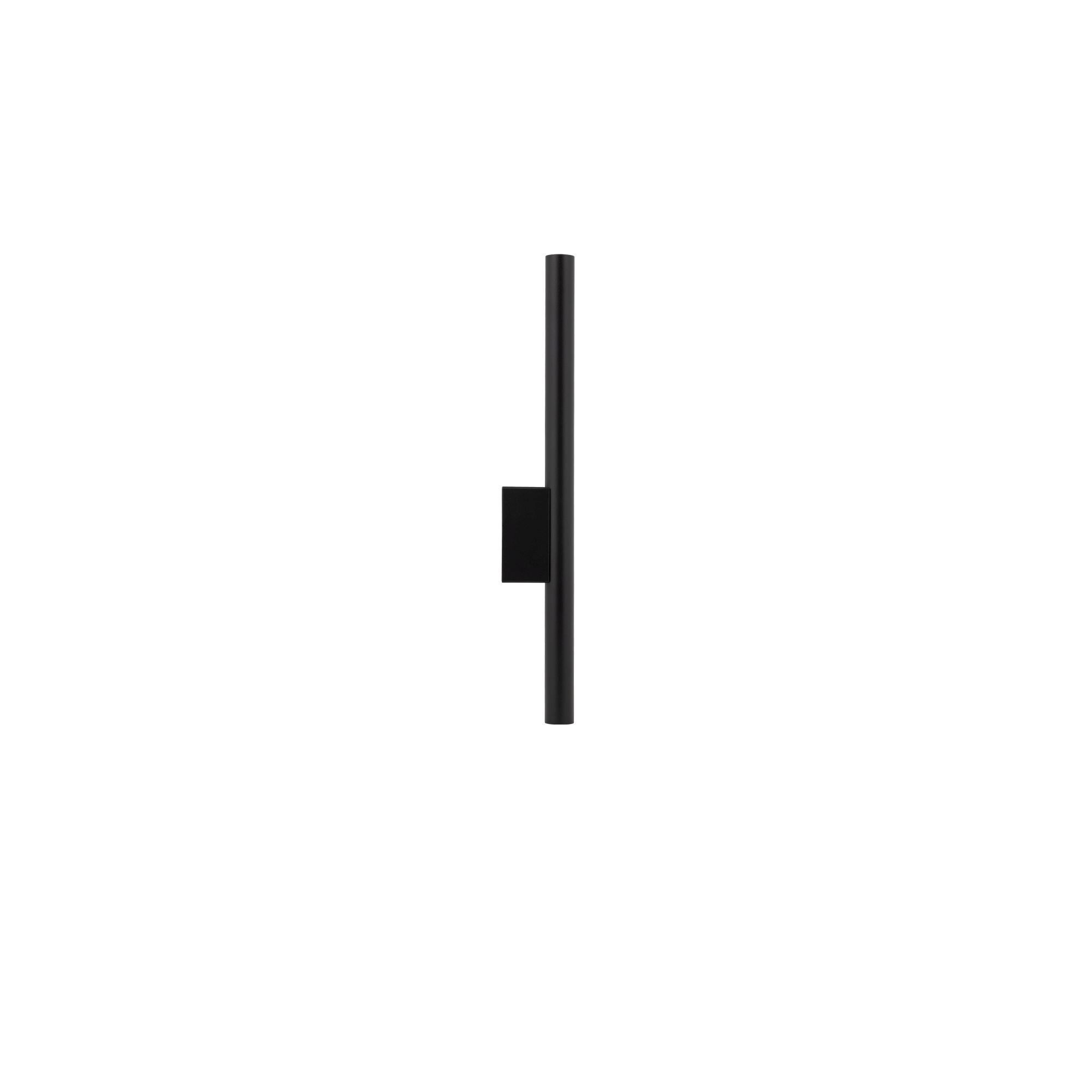 Schmale Wandleuchte Schwarz Up Down H:40cm Metall 2x G9 Wandregal, Beleuchtung, Schwarz, Metall, Schlanke Form