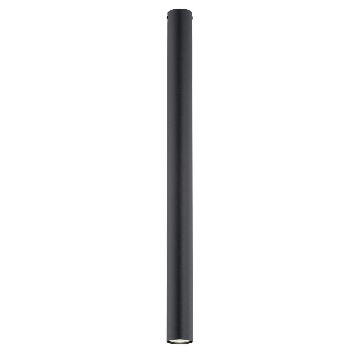 Aufputz Deckenlampe Metall XXL H: 80 cm D: 6 cm GU10 Schwarz