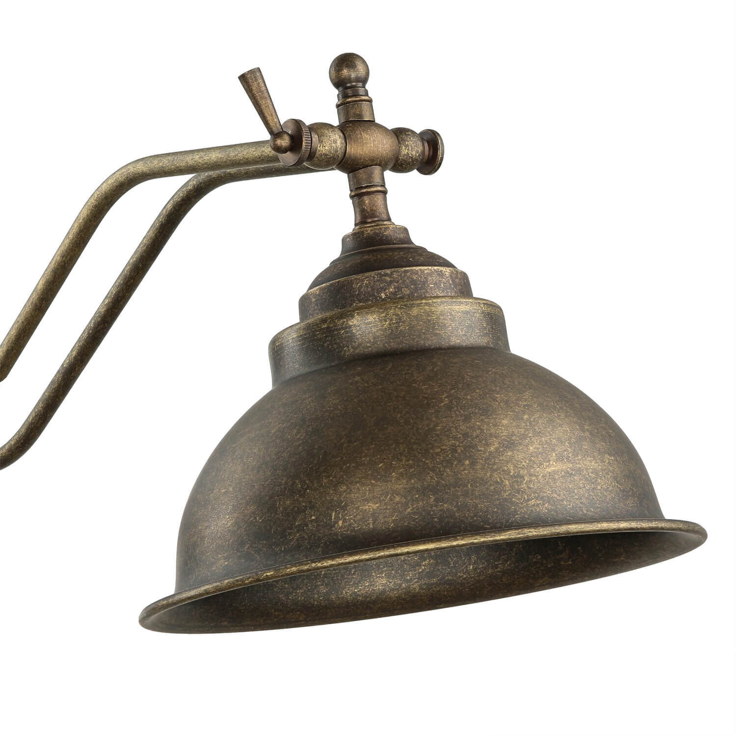 Stehleuchte Bronze Antik Echt-Messing Oslo Bronze