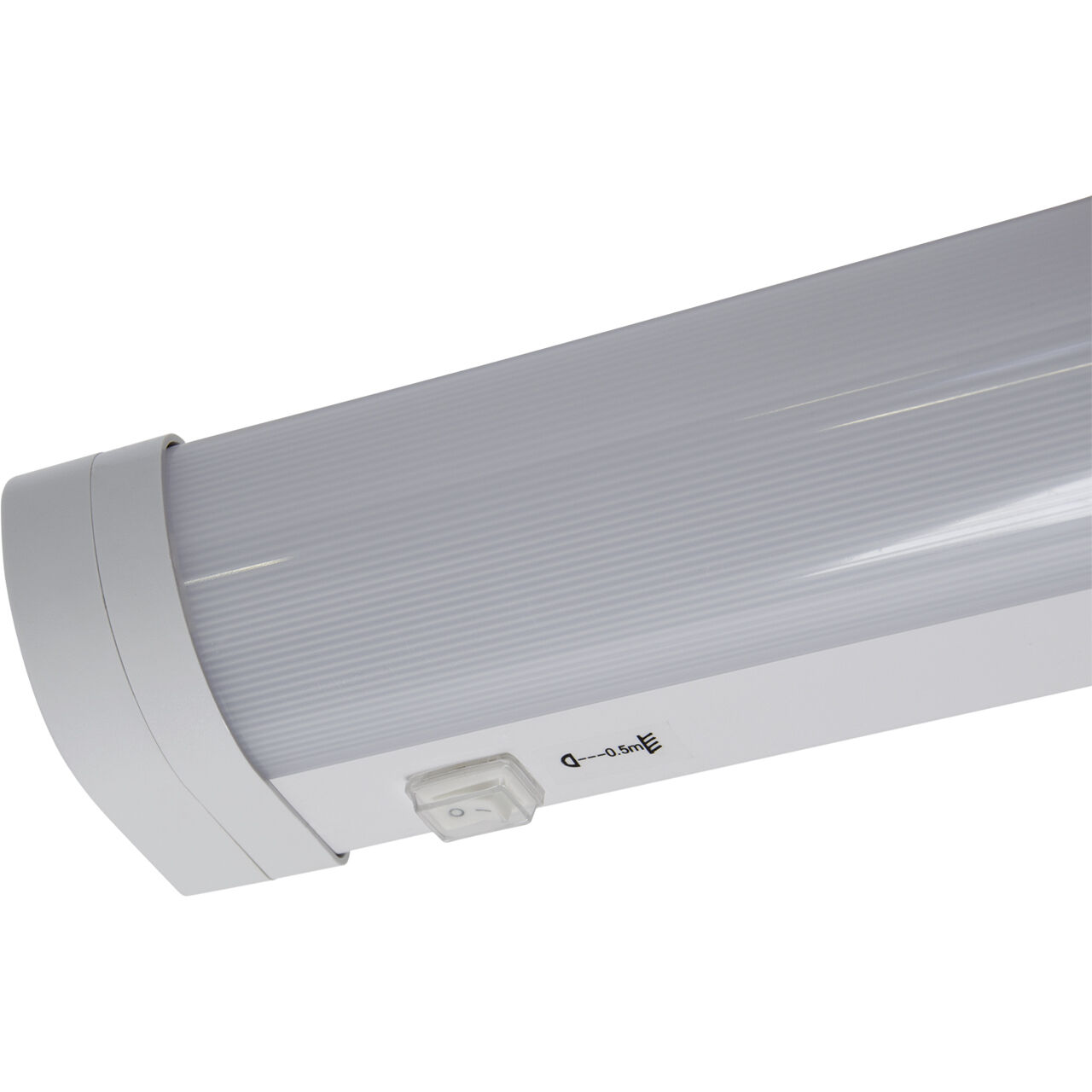 LED Unterbauleuchte IP44 mit Schalter B: 59,8 cm Weiß 4200 K
