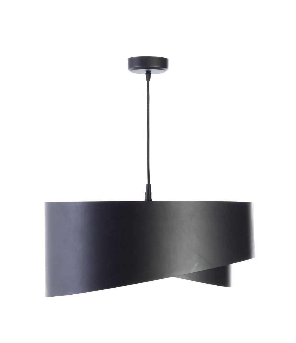 Hängeleuchte Schwarz Kupfer Ø 50 cm Latex E27 rund Lampe