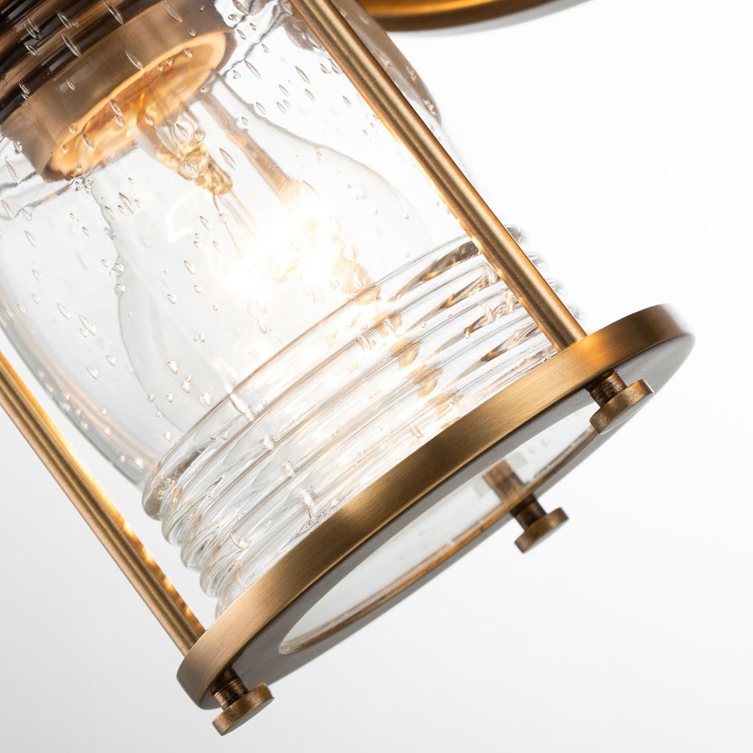 Wandlampe Bad Metall Glas E27 IP44 B: 36,2 cm BRENO