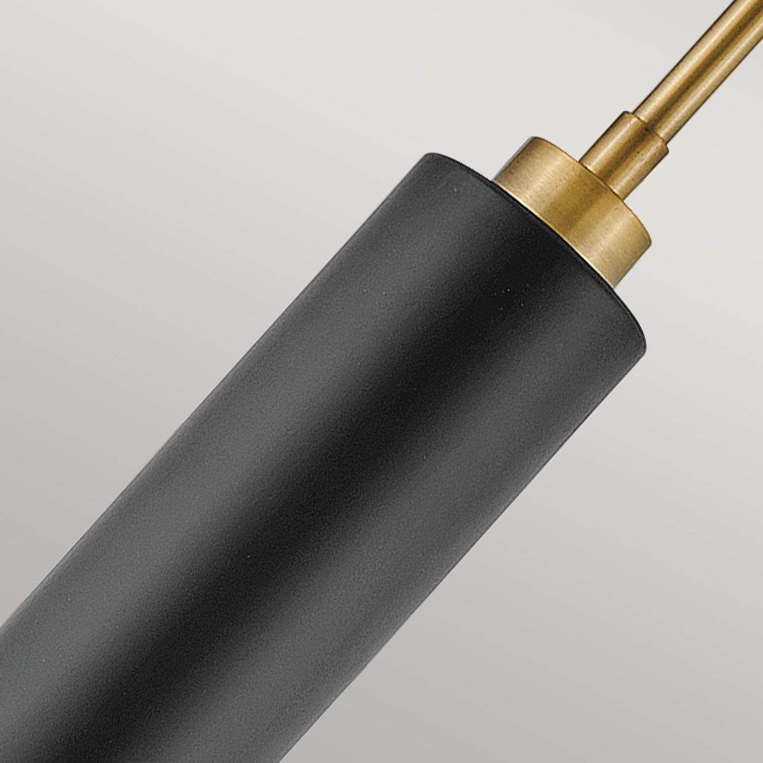 Hängeleuchte Schwarz Messing D: 33 cm Metall Glas 2x E27