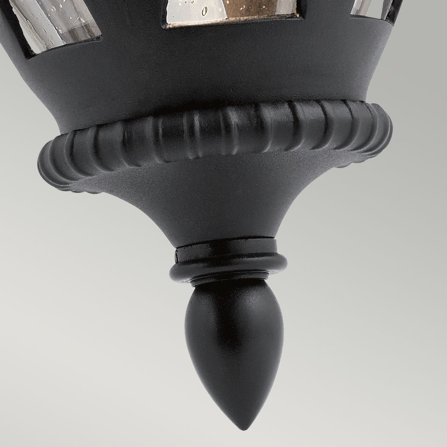 Wandlampe außen E27 IP44 Schwarz Haus Terrasse Glas