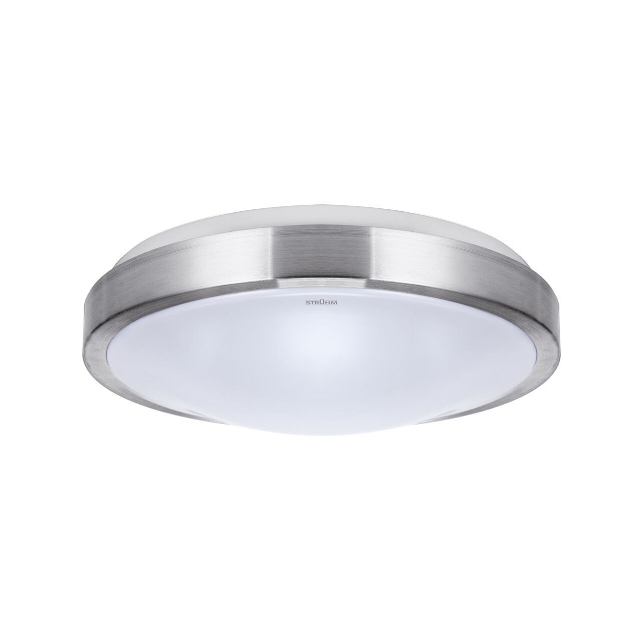 LED Badlampe rund IP44 D: 26 cm in Silber Weiß 4000 K