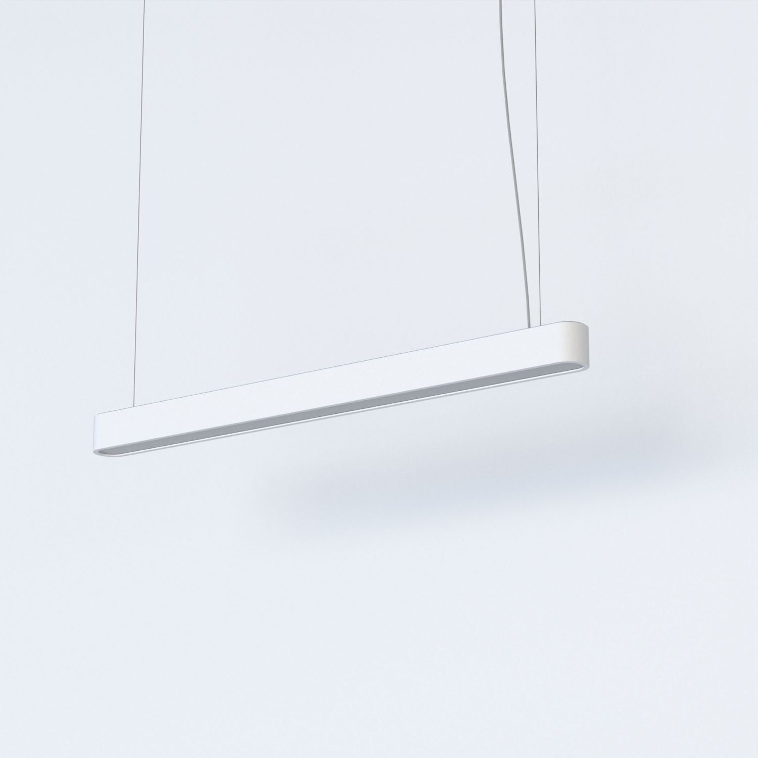 Pendelleuchte Weiß 3000 K 2300 lm T8 LED länglich 95 cm