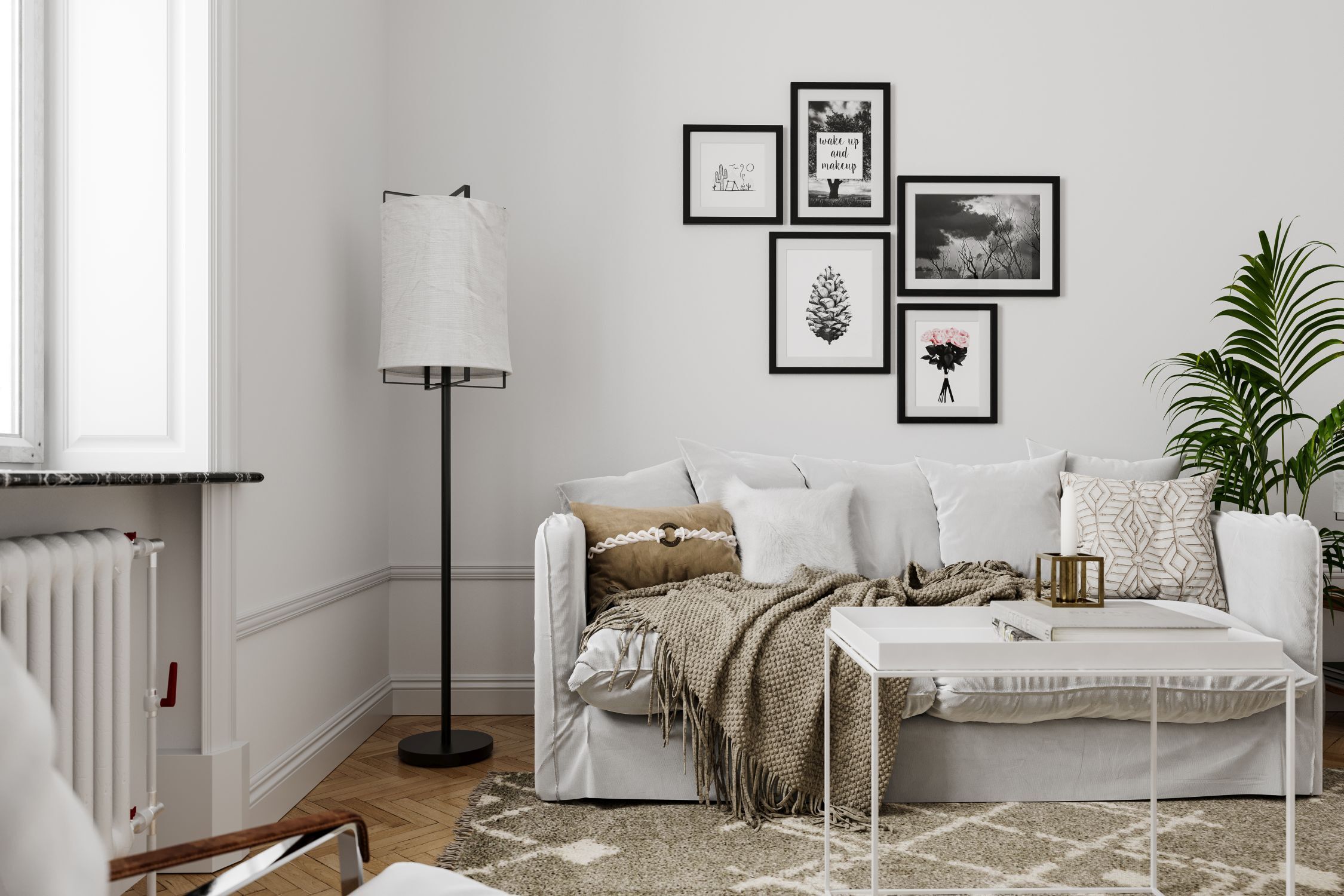 Lampe, Dekoration für Zuhause, Kissen, Mobiliar