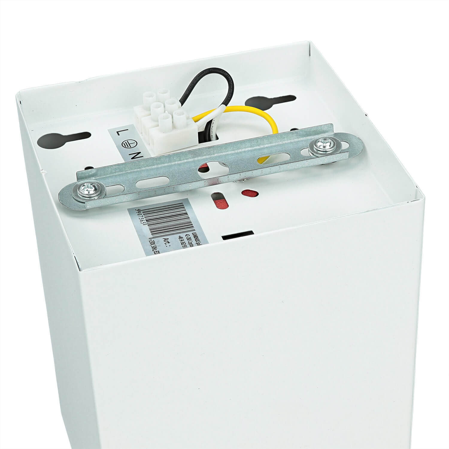 Deckenspot GU10 Weiß Metall eckig 11,5 cm breit DOWNLIGHT Deckenspot GU10 Weiß Metall eckig 11,5 cm breit DOWNLIGHT