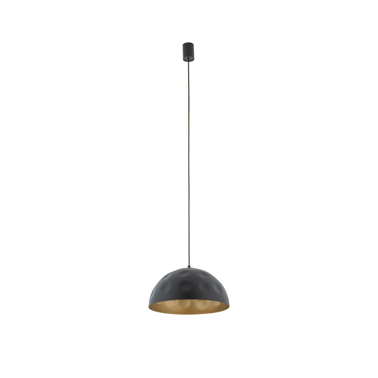 Pendelleuchte Ø 33 cm E27 in Schwarz Gold matt