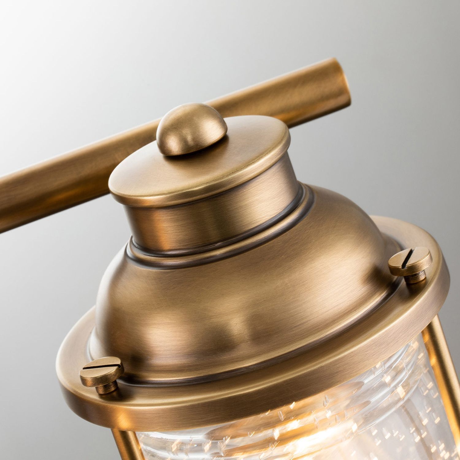 Lampe, Glas, Bronze, Leuchte