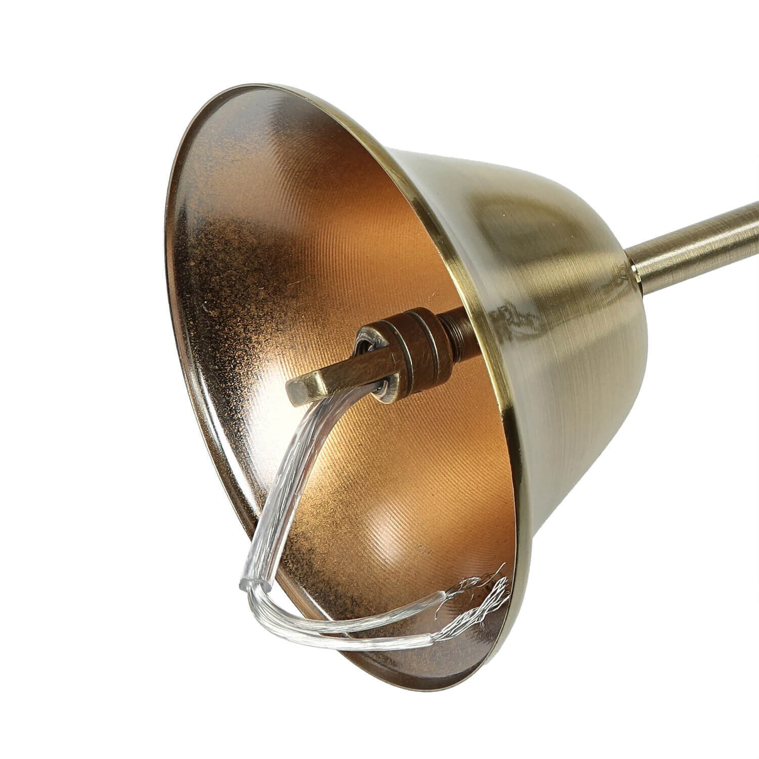 Deckenleuchte Metall Glas 3x E14 Ø 30 cm rund Beleuchtung, Lampe, Lampenschirm