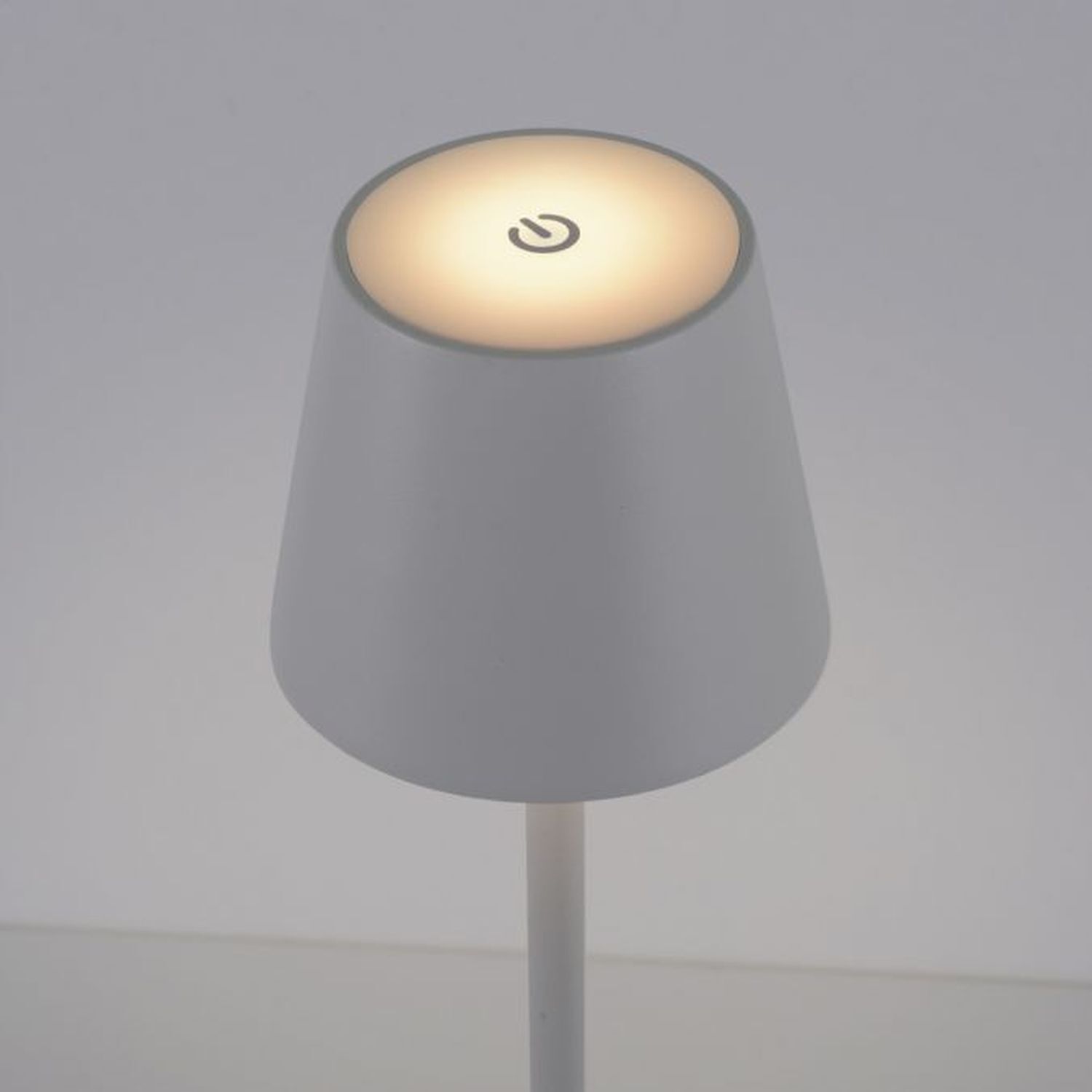 LED Akku Tischlampe Metall IP54 Touch Dimmen 3000 K