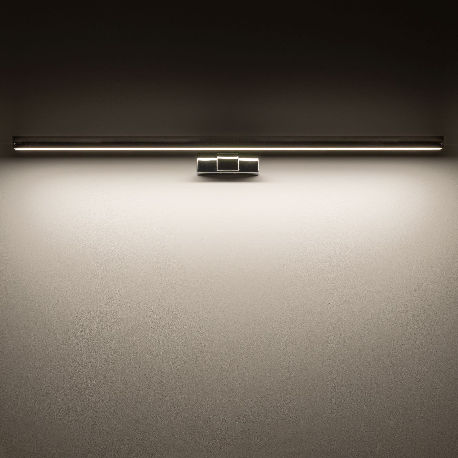 LED Spiegelleuchte IP44 Chrom 3000 K 1100 lm Aluminium