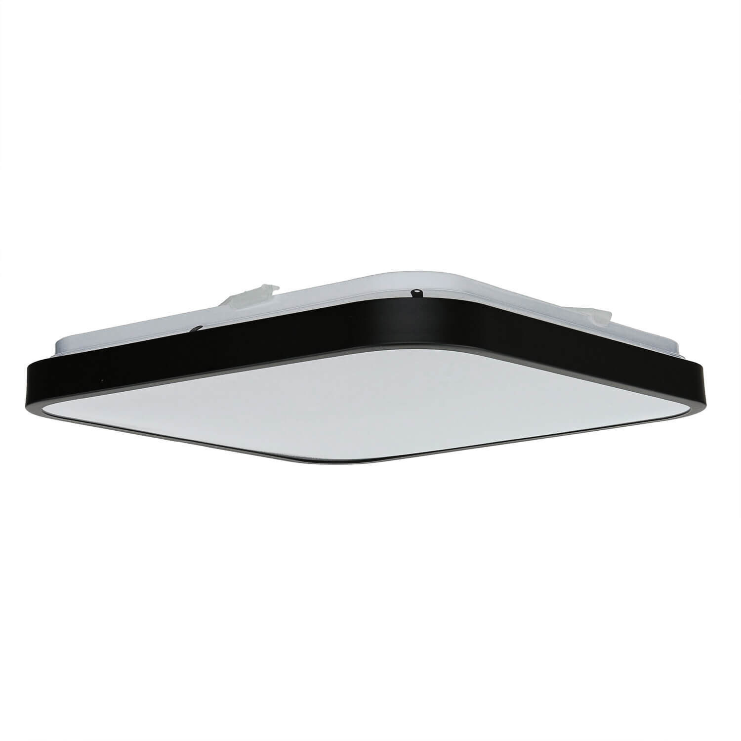 LED Deckenlampe Schwarz Modern IP44 3000K blendarm