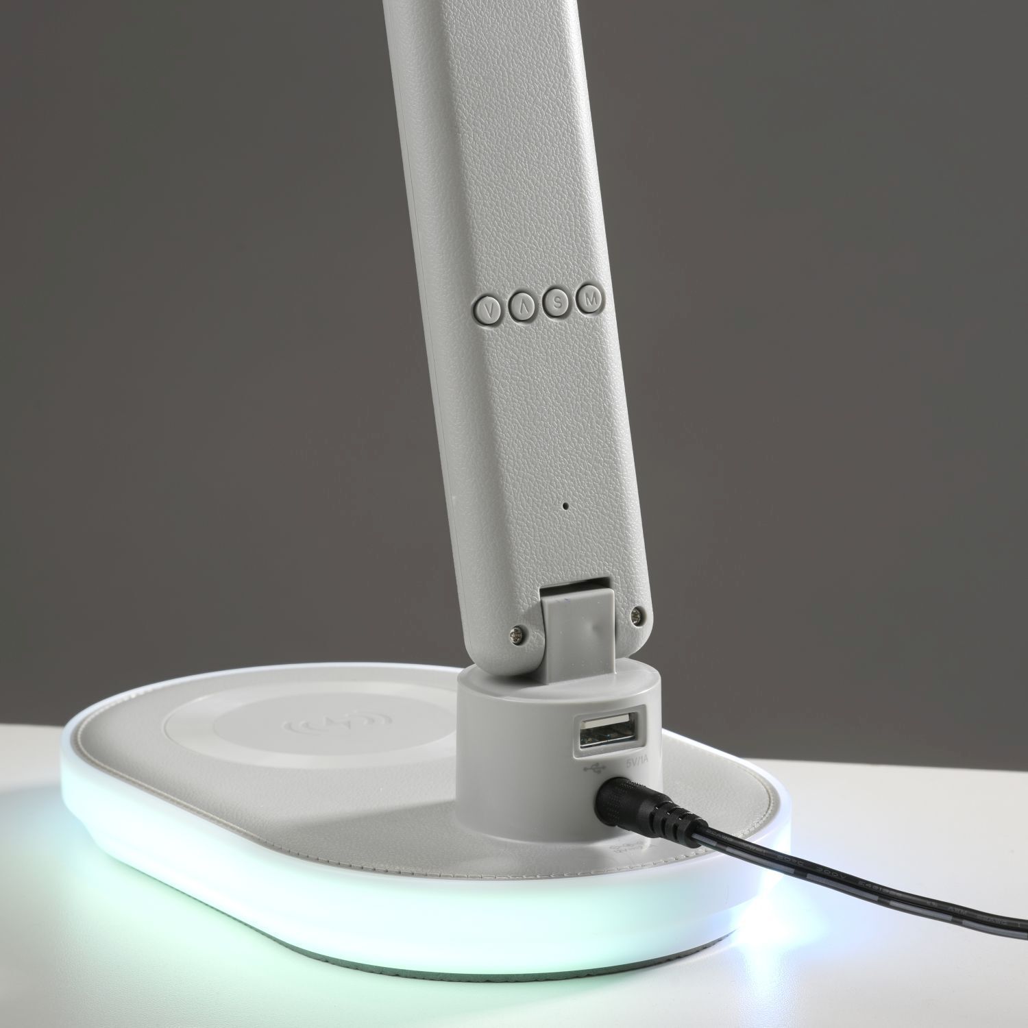 LED SchreibTischlampe Display Dimmer Ladefunktion 54 cm Elektrisches Gerät, Mikrophon, Elektronik, Telefon