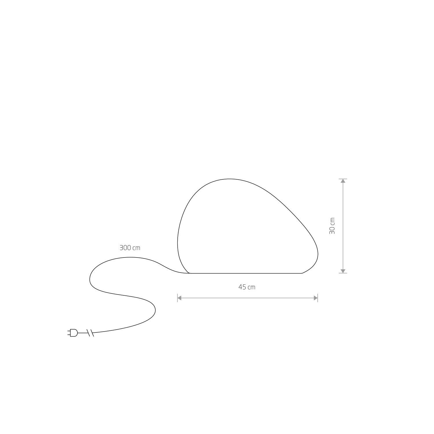 Stehleuchte außen IP44 Weiß E27 30 cm Dekolicht Stehleuchte außen IP44 Weiß E27 30 cm Dekolicht