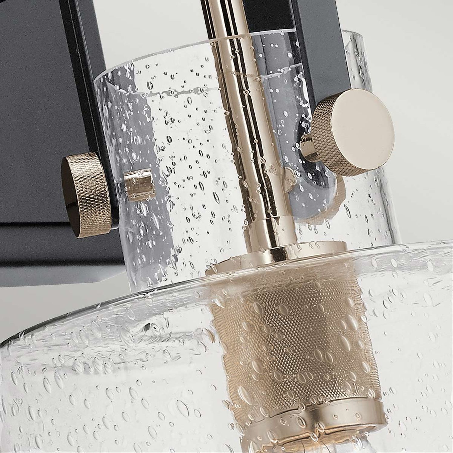 Wandlampe Glas Metall E27 42,1 cm hoch DEIRA Drinnen, Band