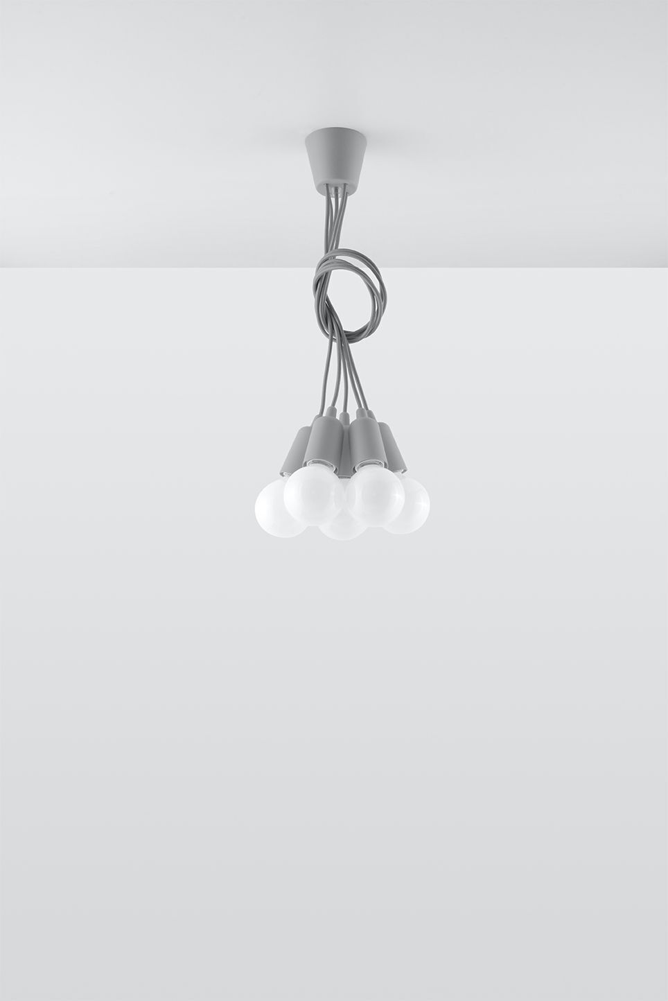 Retro Hängelampe Grün verstellbar bis 90cm für E27