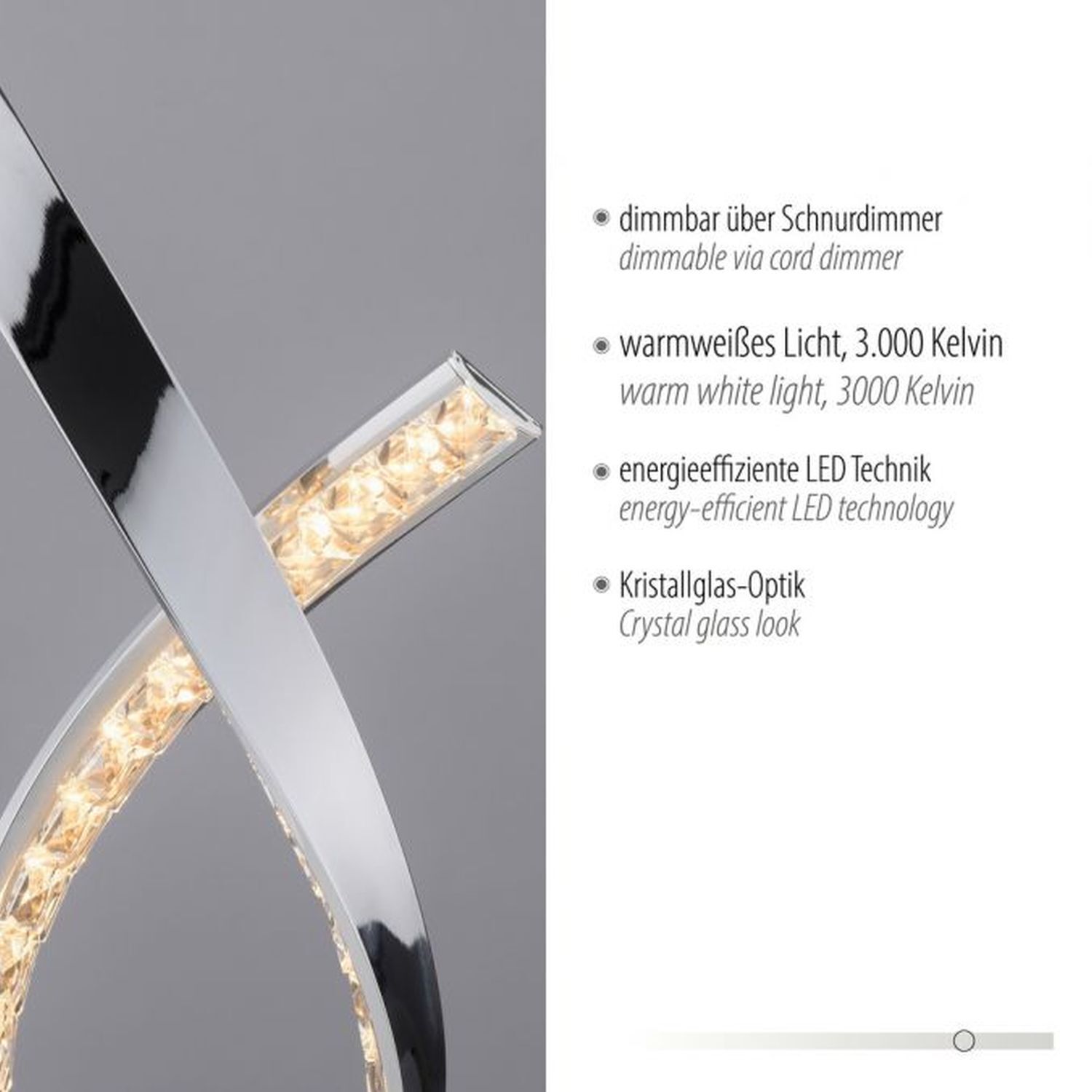 Dimmbare LED Tischlampe in Chrom 38,5 cm 1375 lm 11 W Schwert, Waffe, Sinken, Waschbeckenhahn, Zubehör