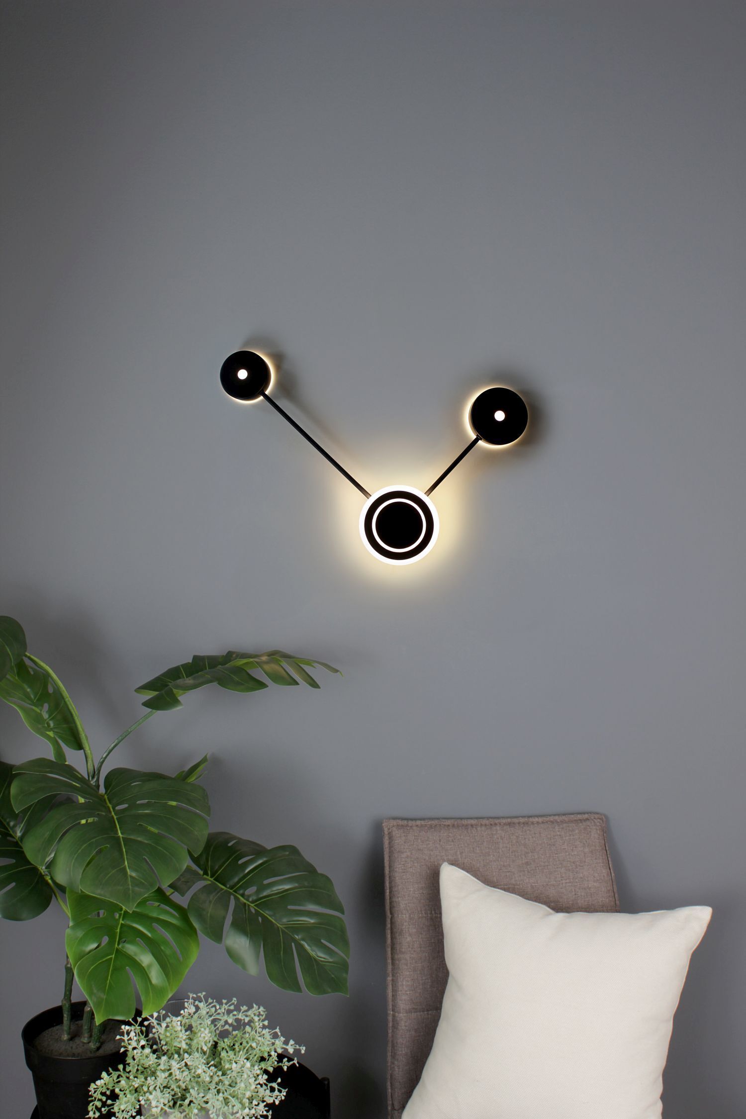 Wandlampe, Wandbeleuchtung, LED-Lampe, modern, Wohnzimmer