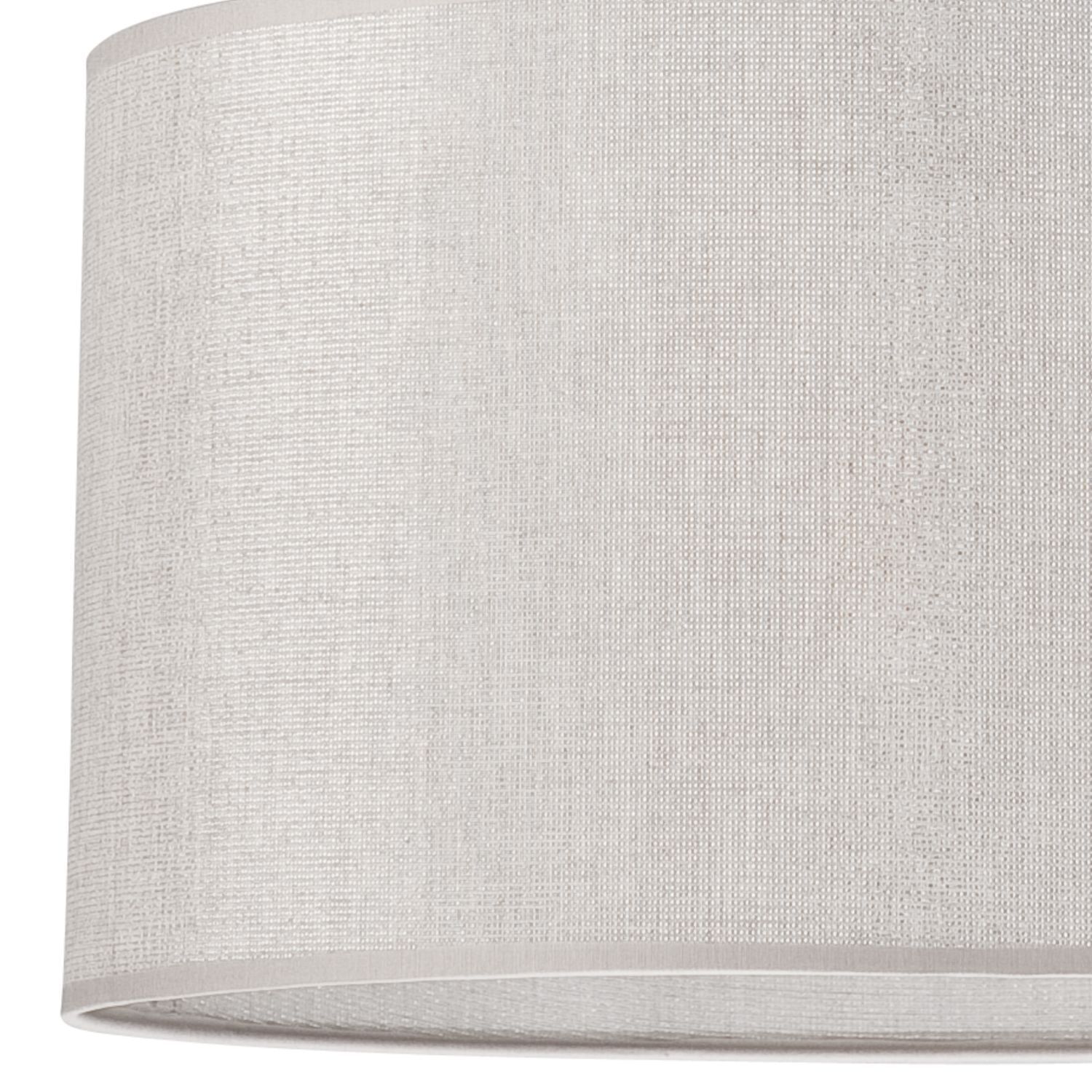 Hängelampe Stoff in Silber Ø 35 cm verstellbar Modern E27