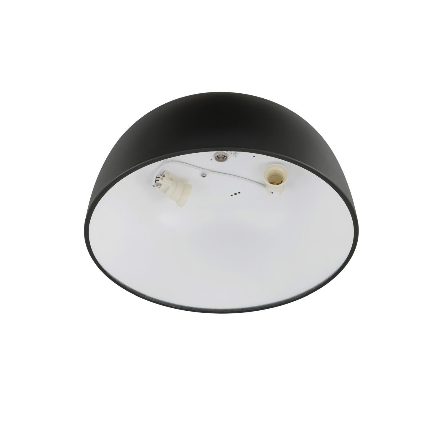 Deckenlampe Metall Schwarz gemütlich E27 Ø38 cm 3-flmg
