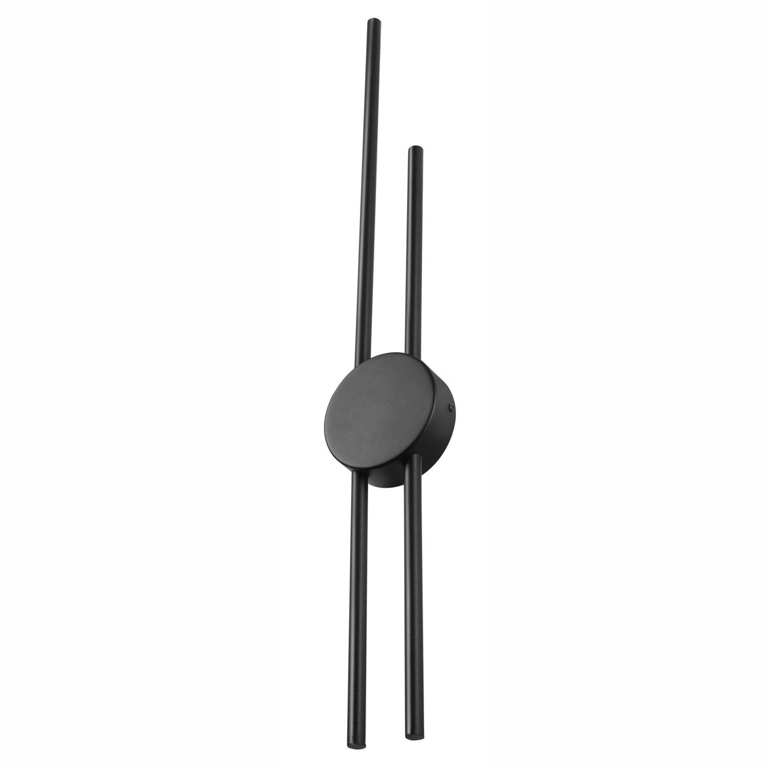 LED Wandleuchte indirekt Schwarz H:80 cm 15 W 4000 K