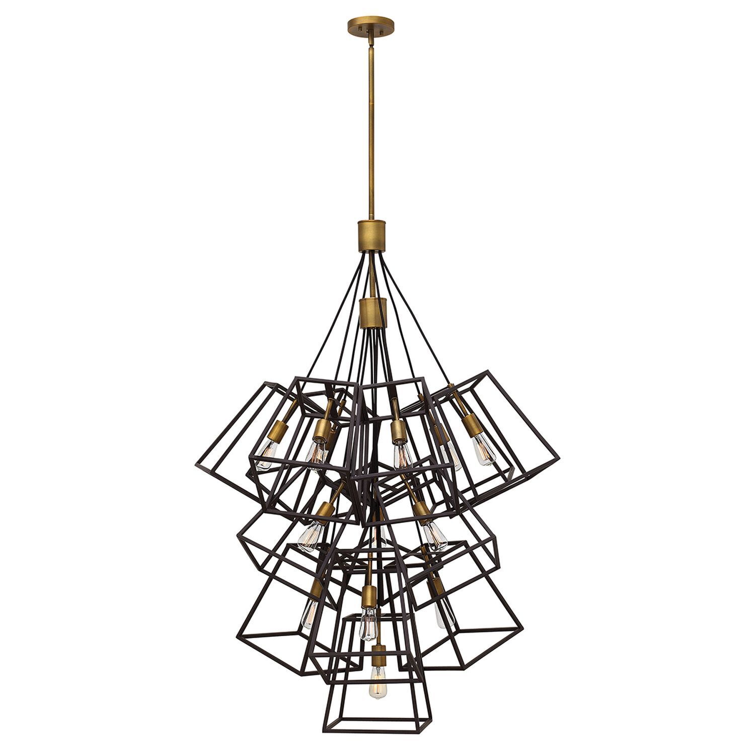 Pendellampe TORRE in Bronze Ø85cm kürzbar Leuchte