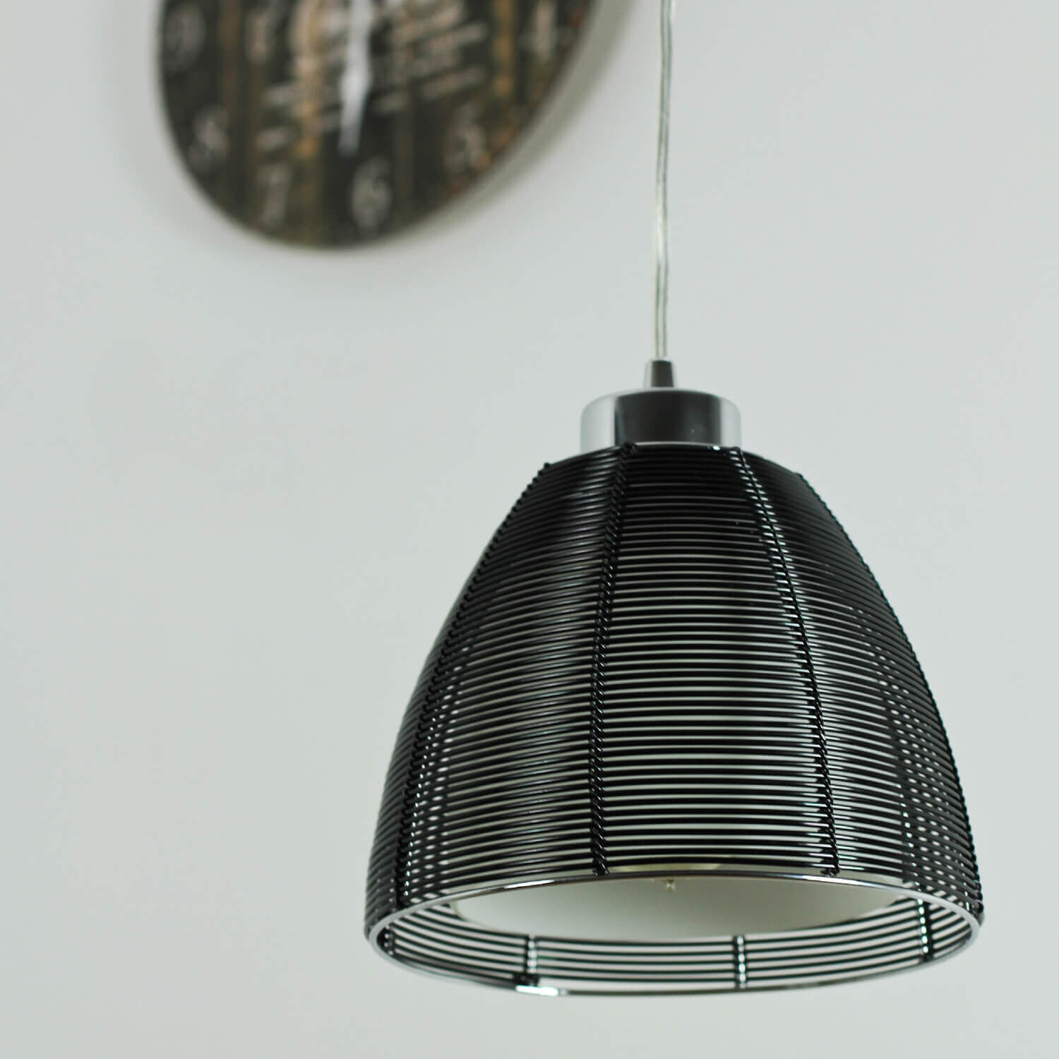 Moderne Pendelleuchte Jafar in schwarz Lampe, Lampenschirm