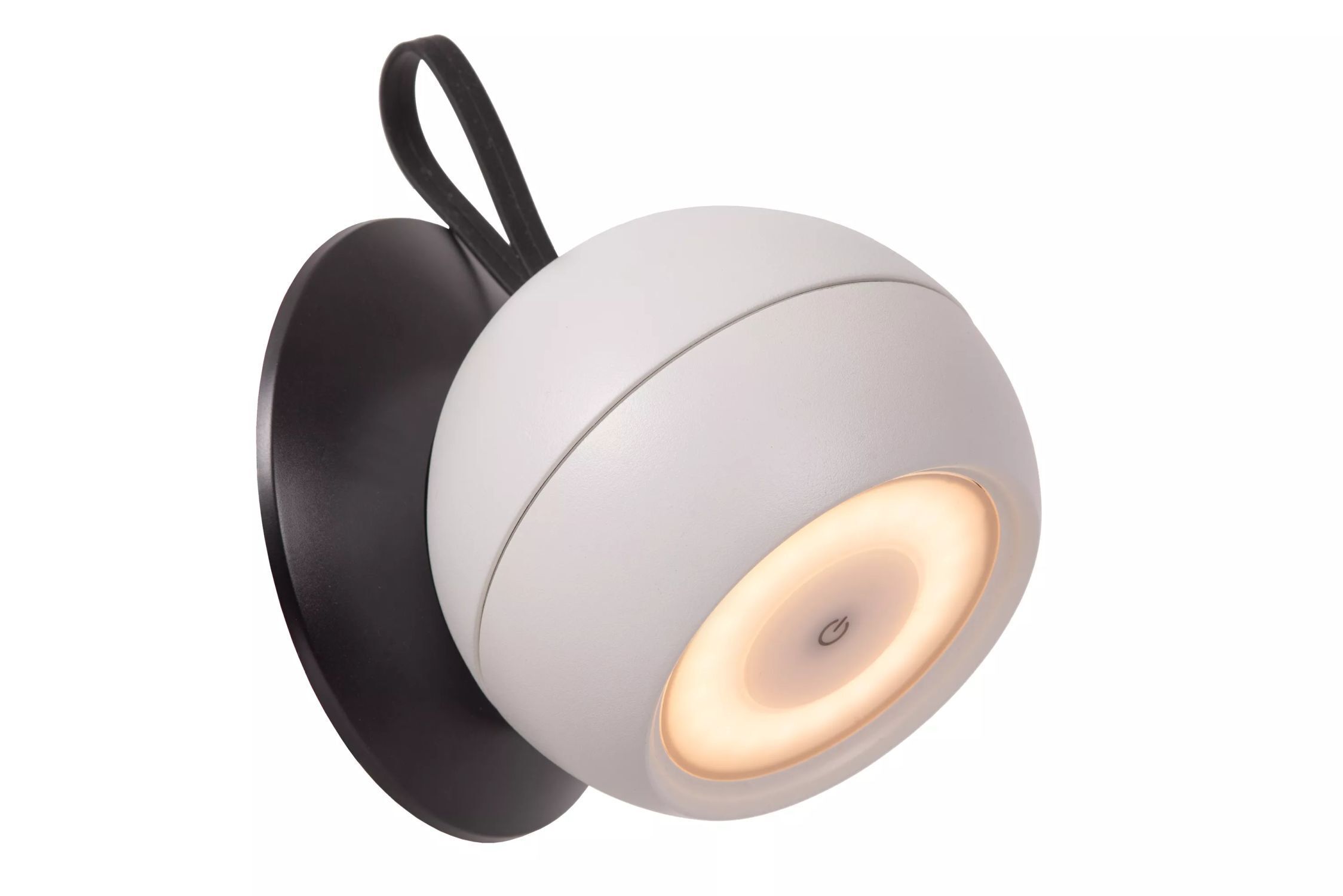 LED Akku Wandspot flexibel Schwarz Weiß IP54 3000 K Lampe, Beleuchtung