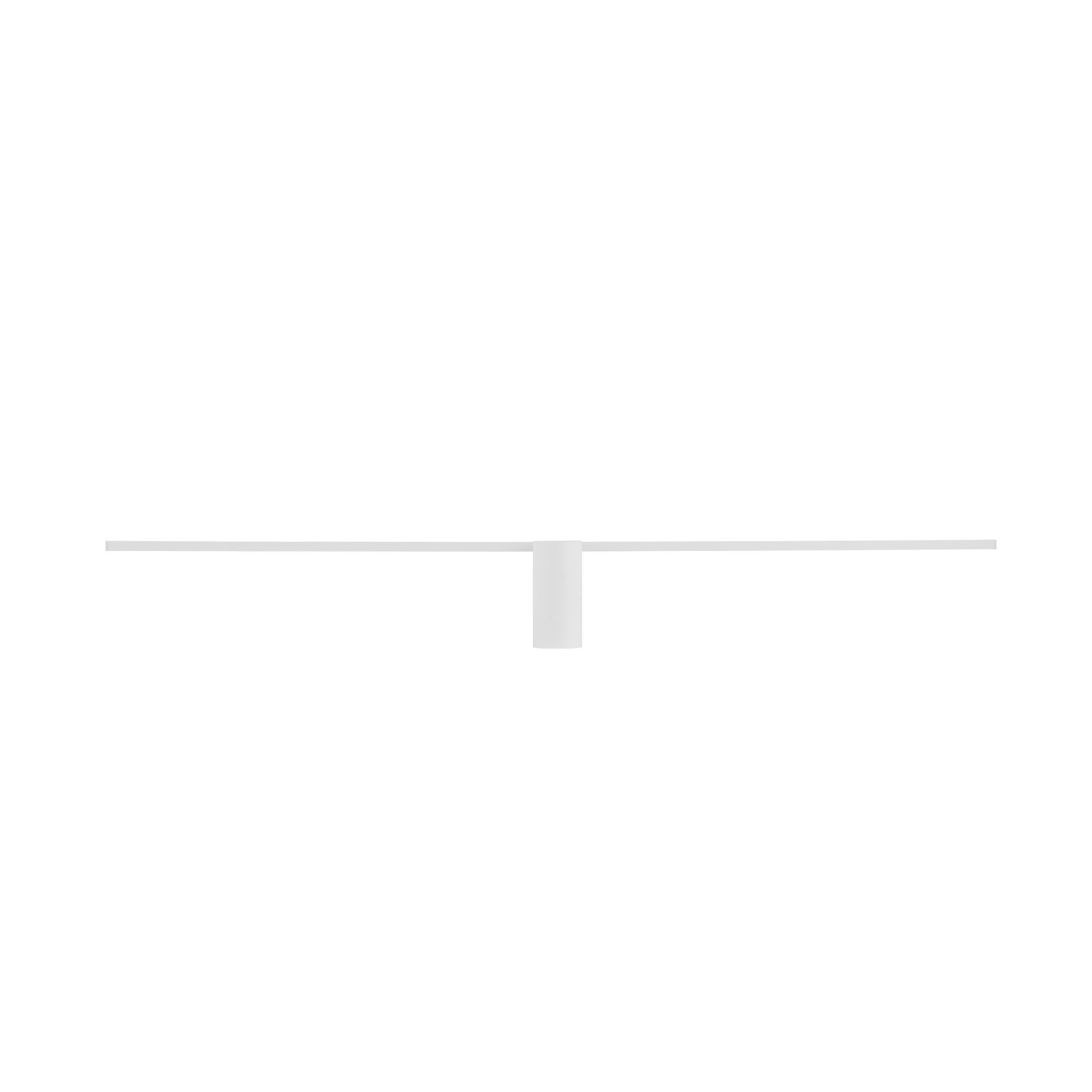 LED Wandleuchte Weiß Aluminium B:99 cm 3000 K 14 W wandhalter, deckenhalter, edelstahl, weiß, minimalistisch