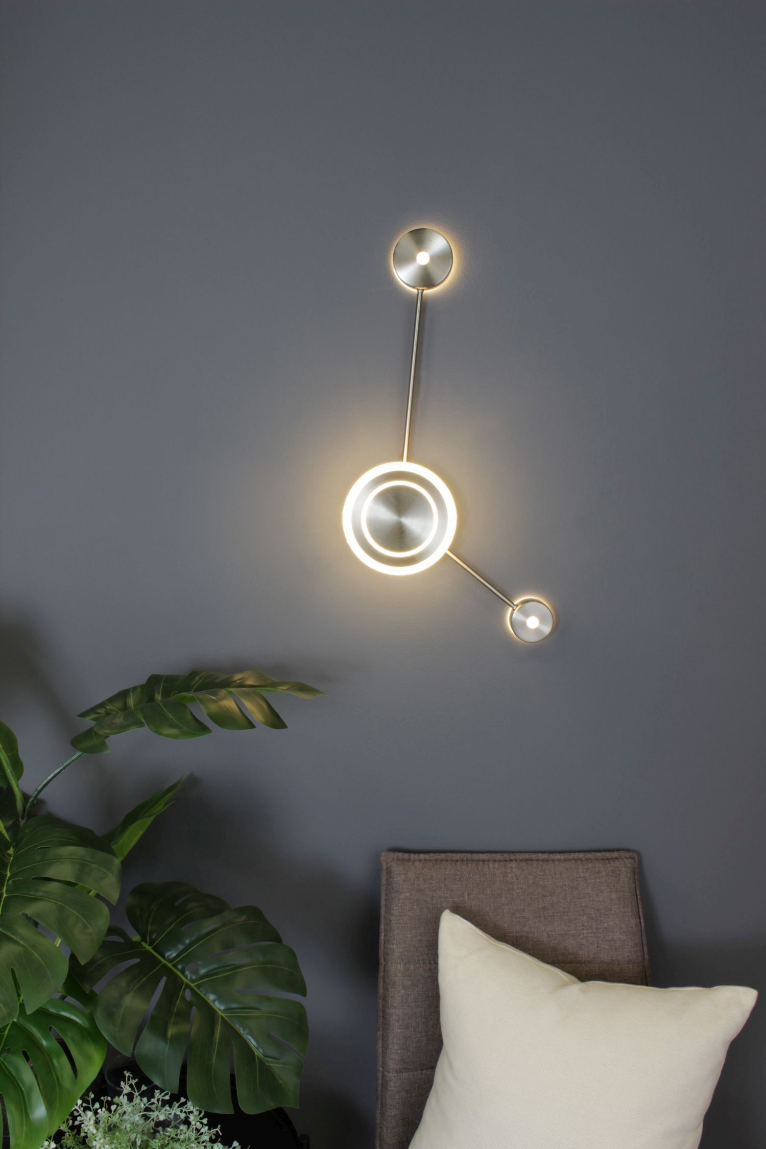 Wandlampe, Wandbeleuchtung, LED, Rundlicht, Dekorativ