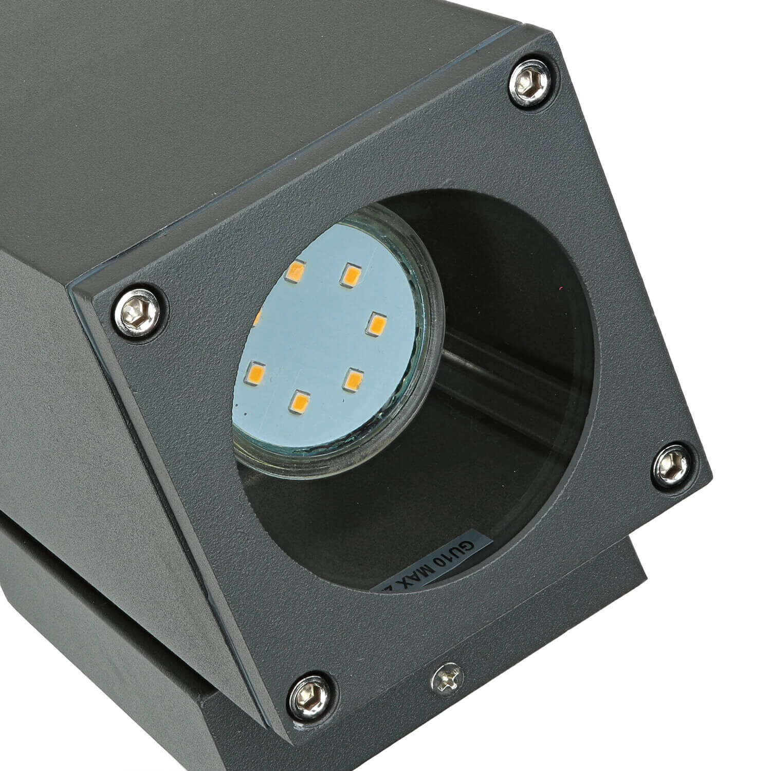 Außenleuchte Anthrazit Aluminium eckig IP54 Band, Elektronik