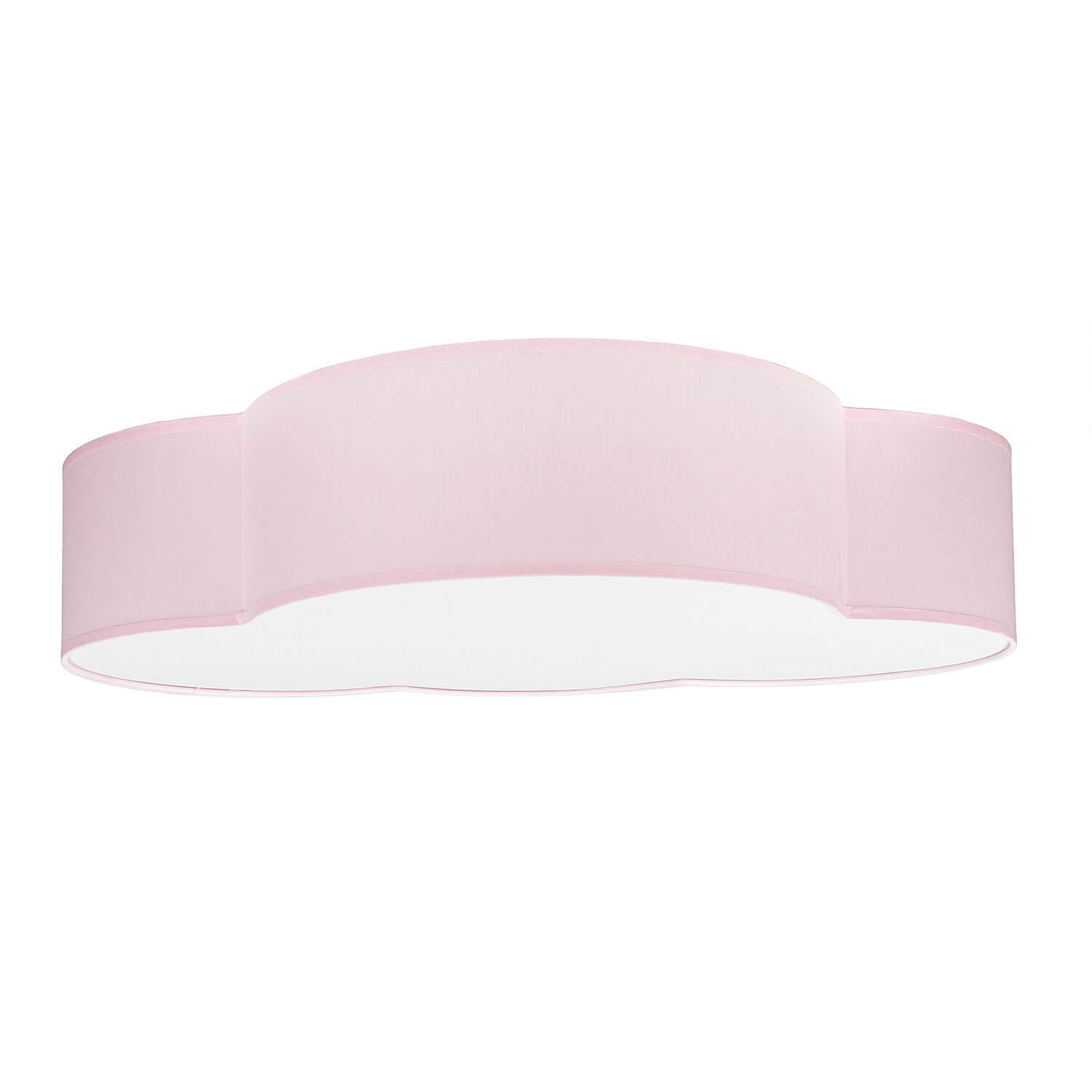 Wolkenlampe Rosa Stoff 62 cm lang 4x E27 Baby Kinder