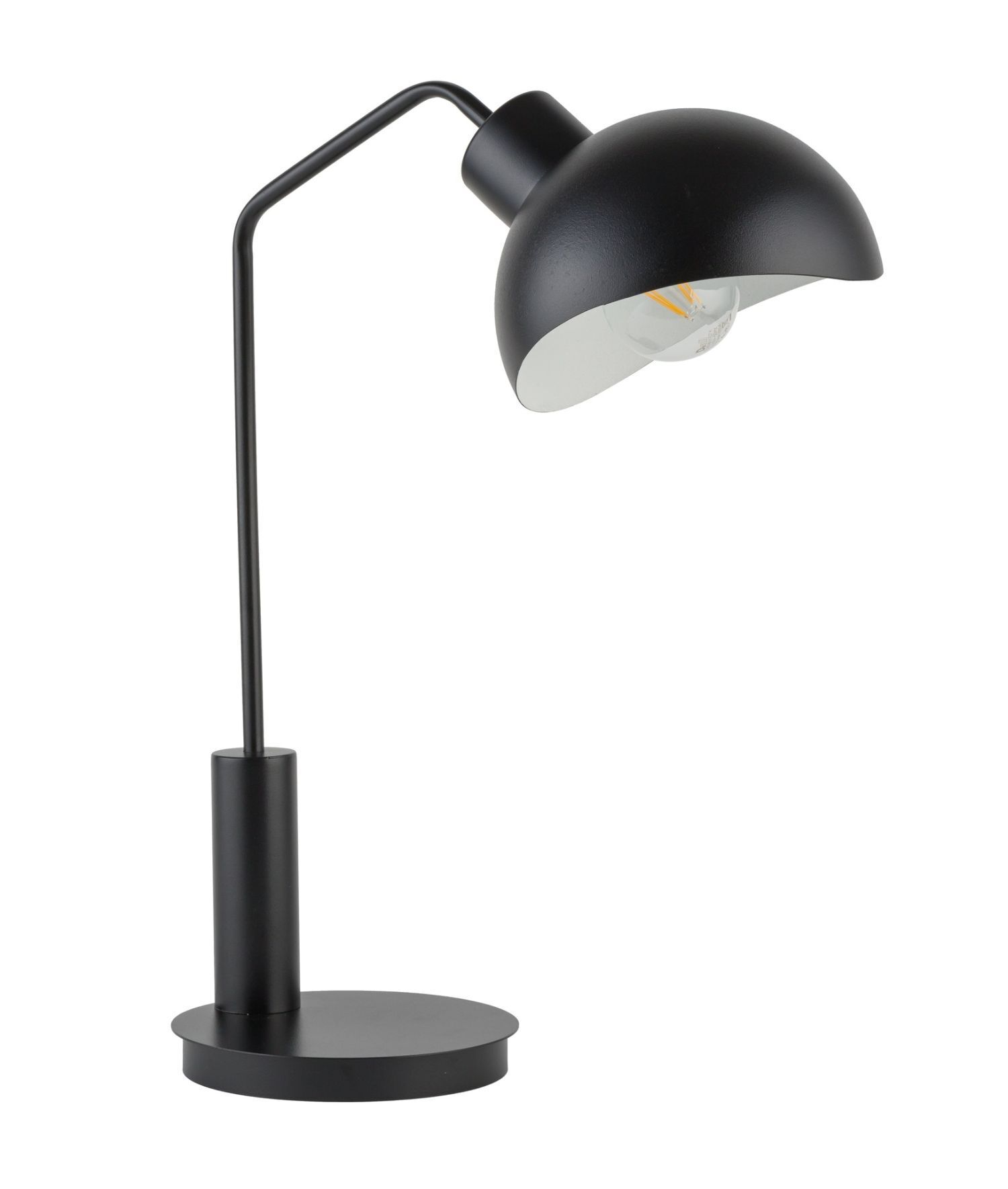 Design Tischlampe Schwarz klein 46 cm Arbeiten Lesen