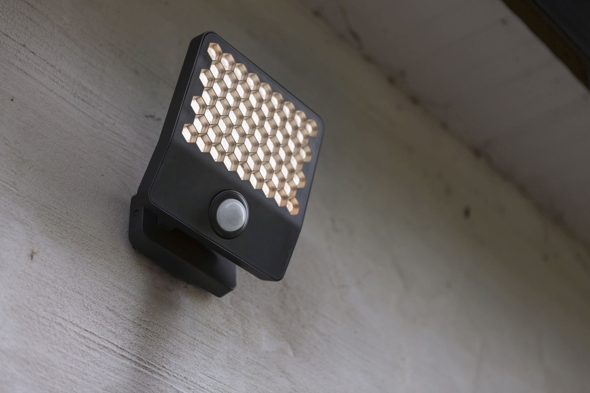 LED Wandlampe mit Bewegungsmelder 4000 K IP54 beweglich