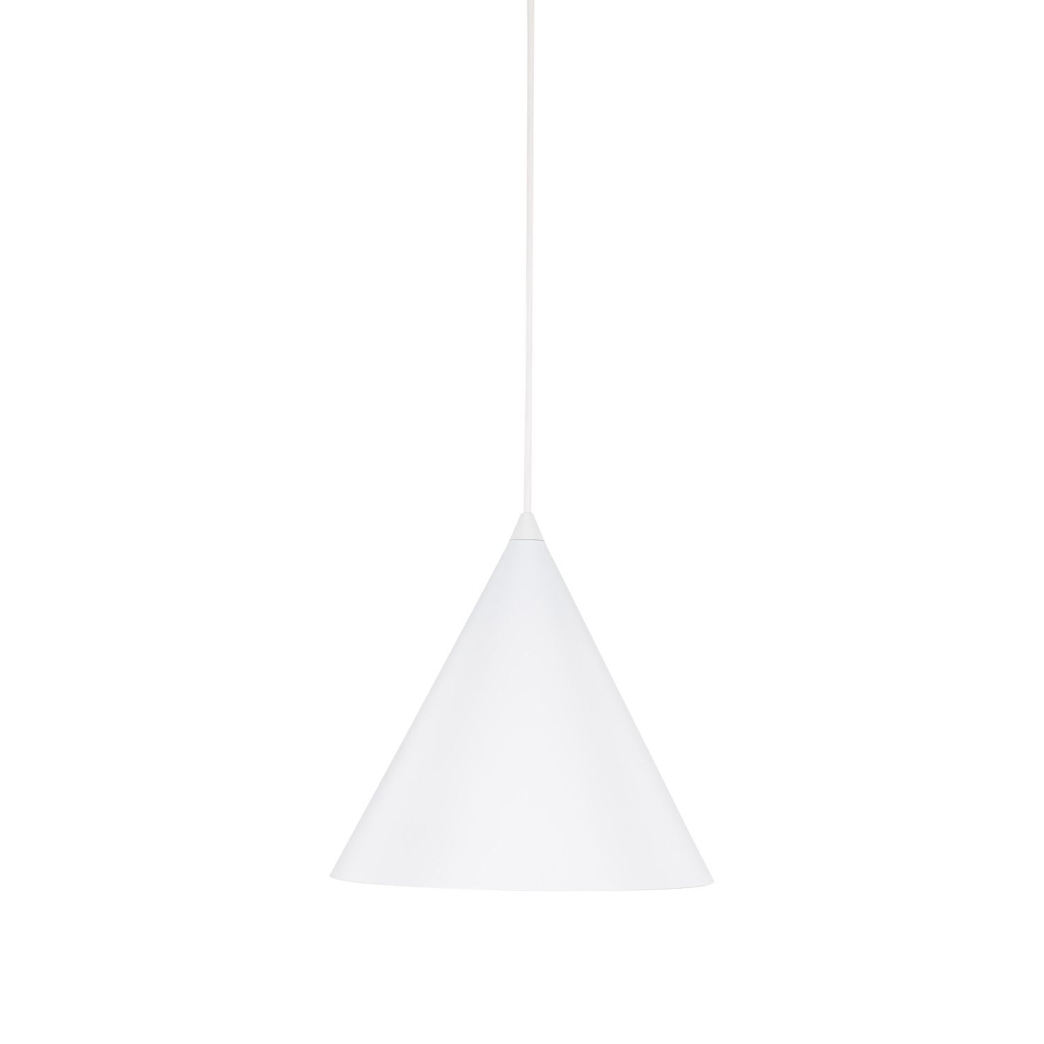 Pendelleuchte Weiß Metall Ø 25 cm H: max. 160 cm E27 Retro